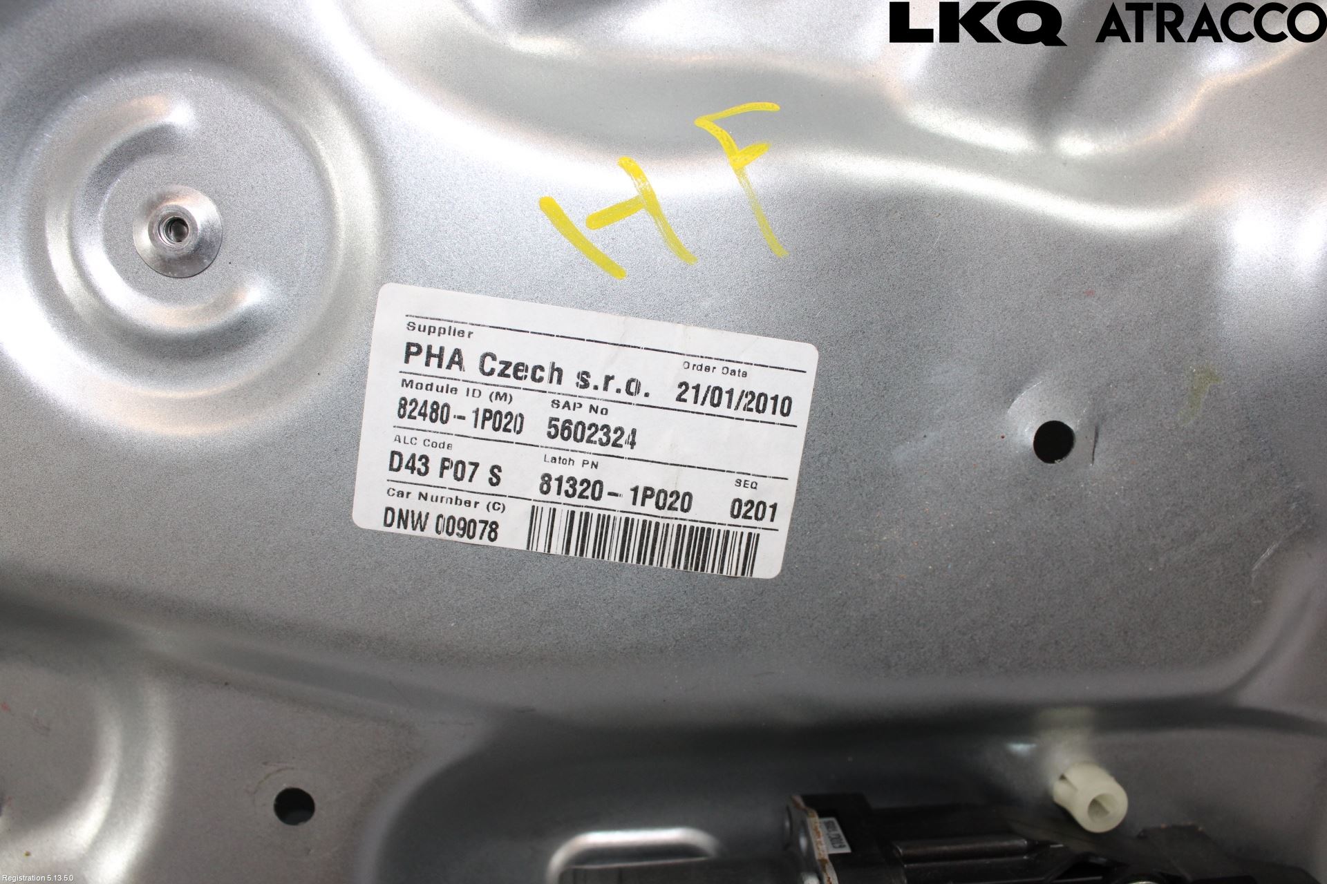 Kia VENGA 10-19 Vindusheis El Komp