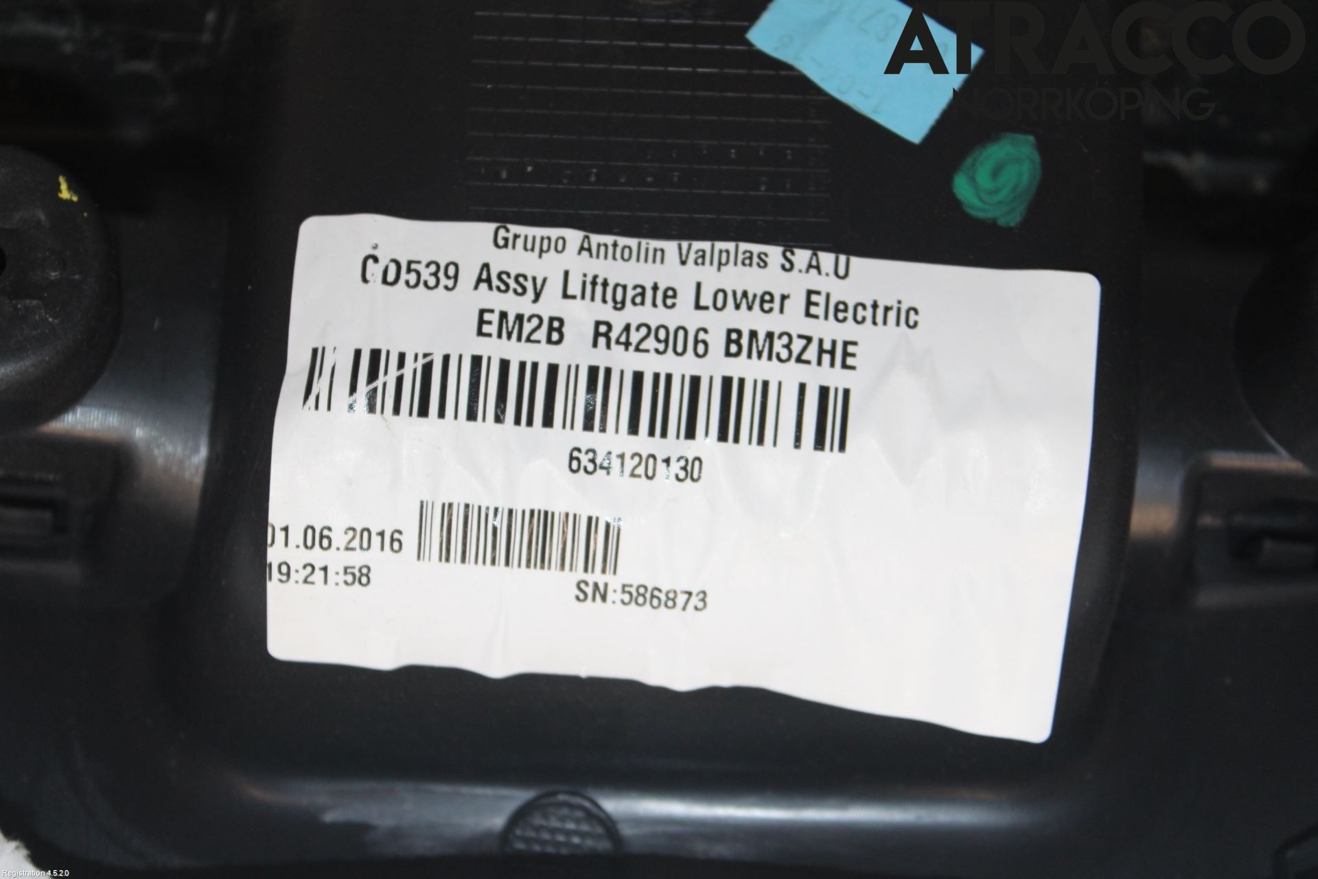 Ford S-MAX 15- Innr Bakluketrekk