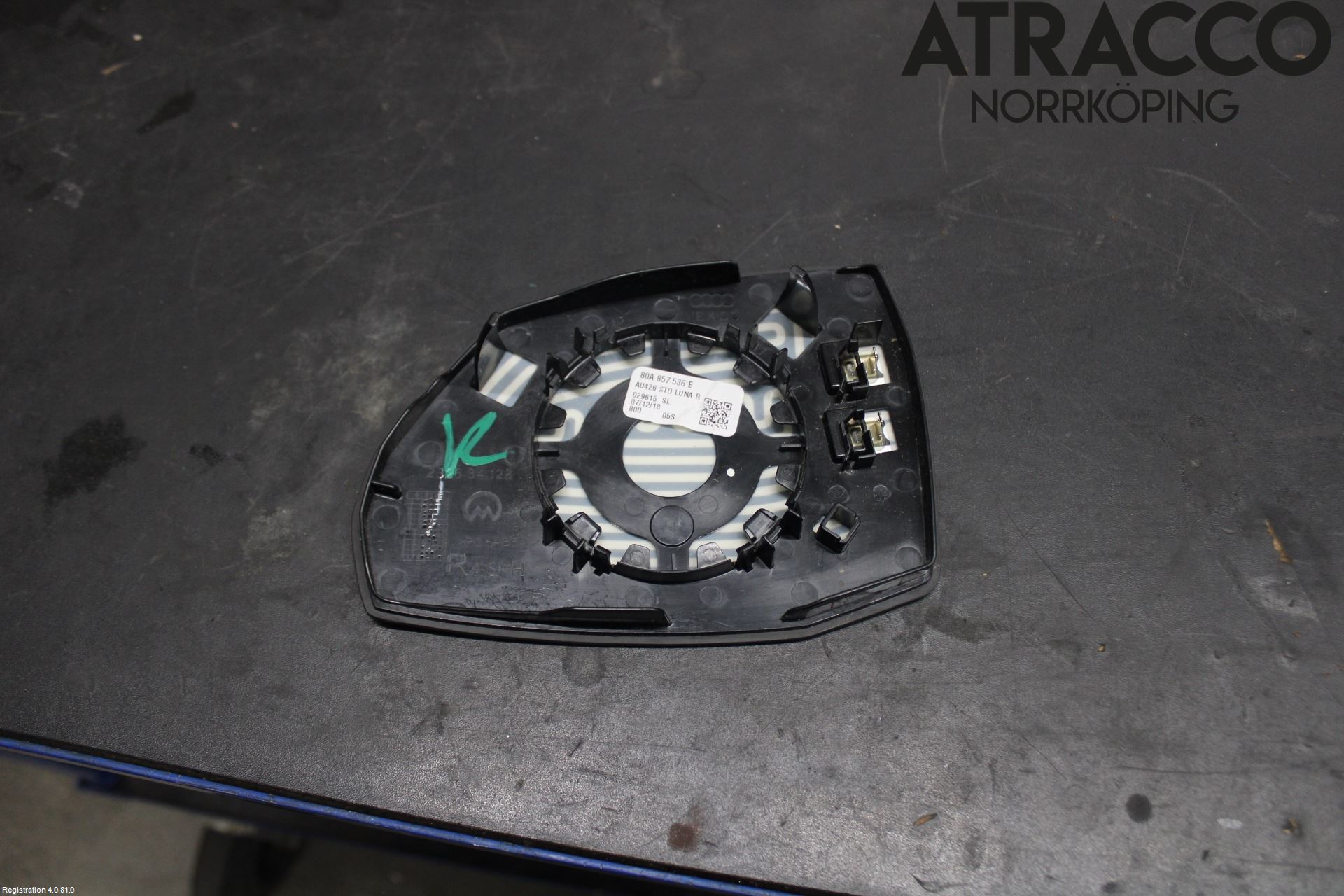 Audi Q5/SQ5 17- Speil Glass H
