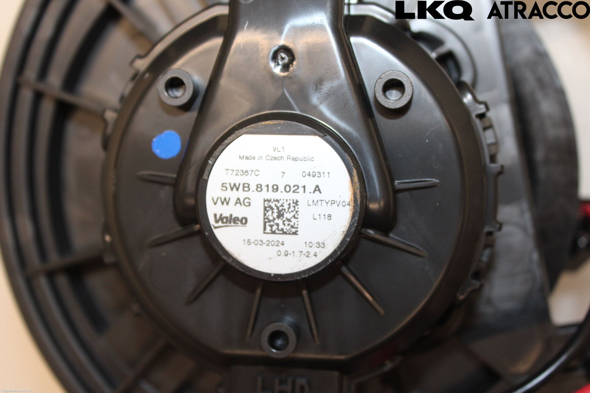 Volkswagen VW TIGUAN 24- Varmeapparat Viftemotor