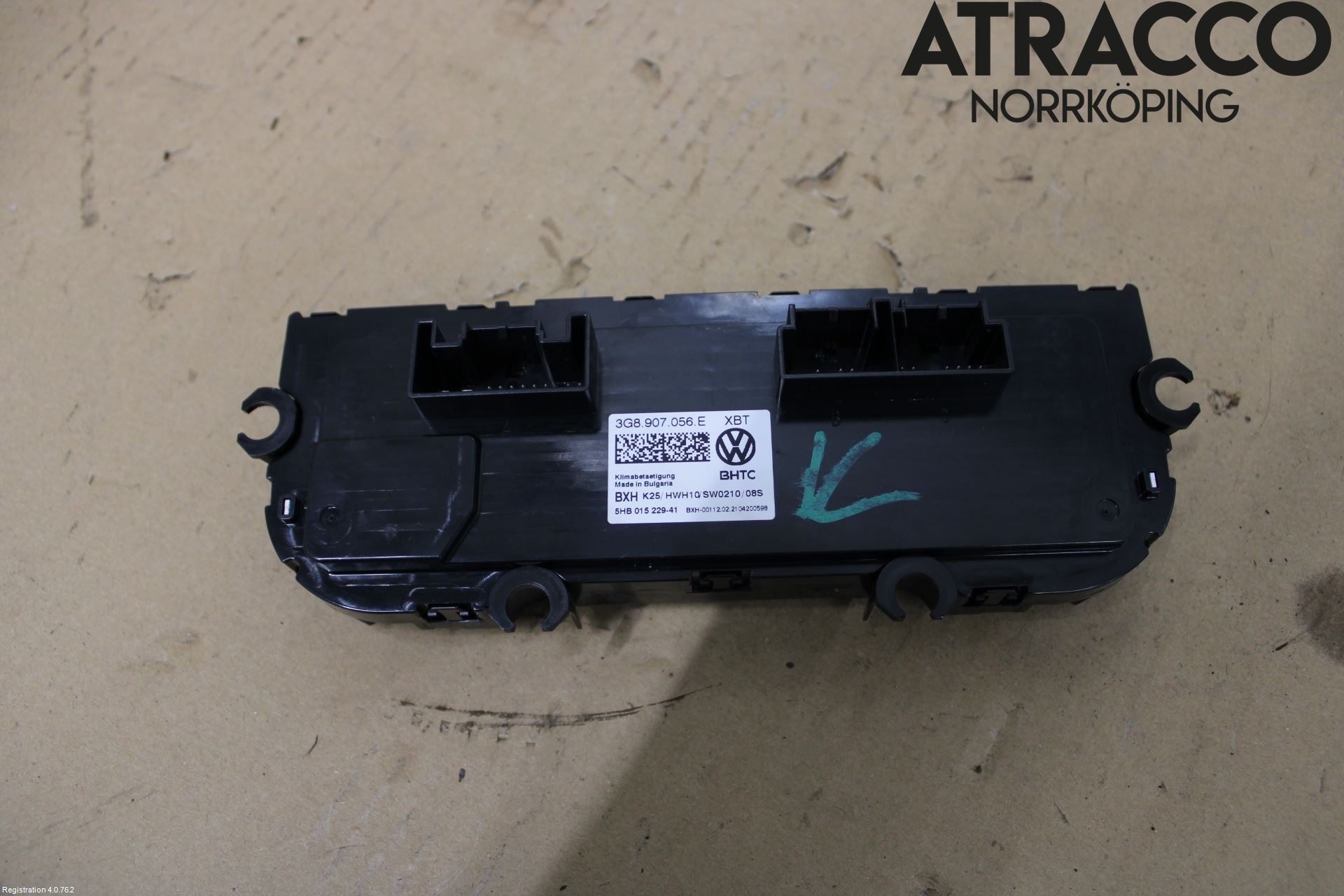 Volkswagen VW ARTEON 17- Varmeapparat Panel(Regulering)