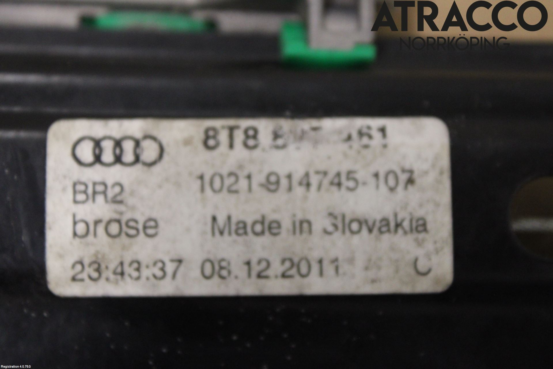 Audi A5 07-16 Vindusheis El Komp