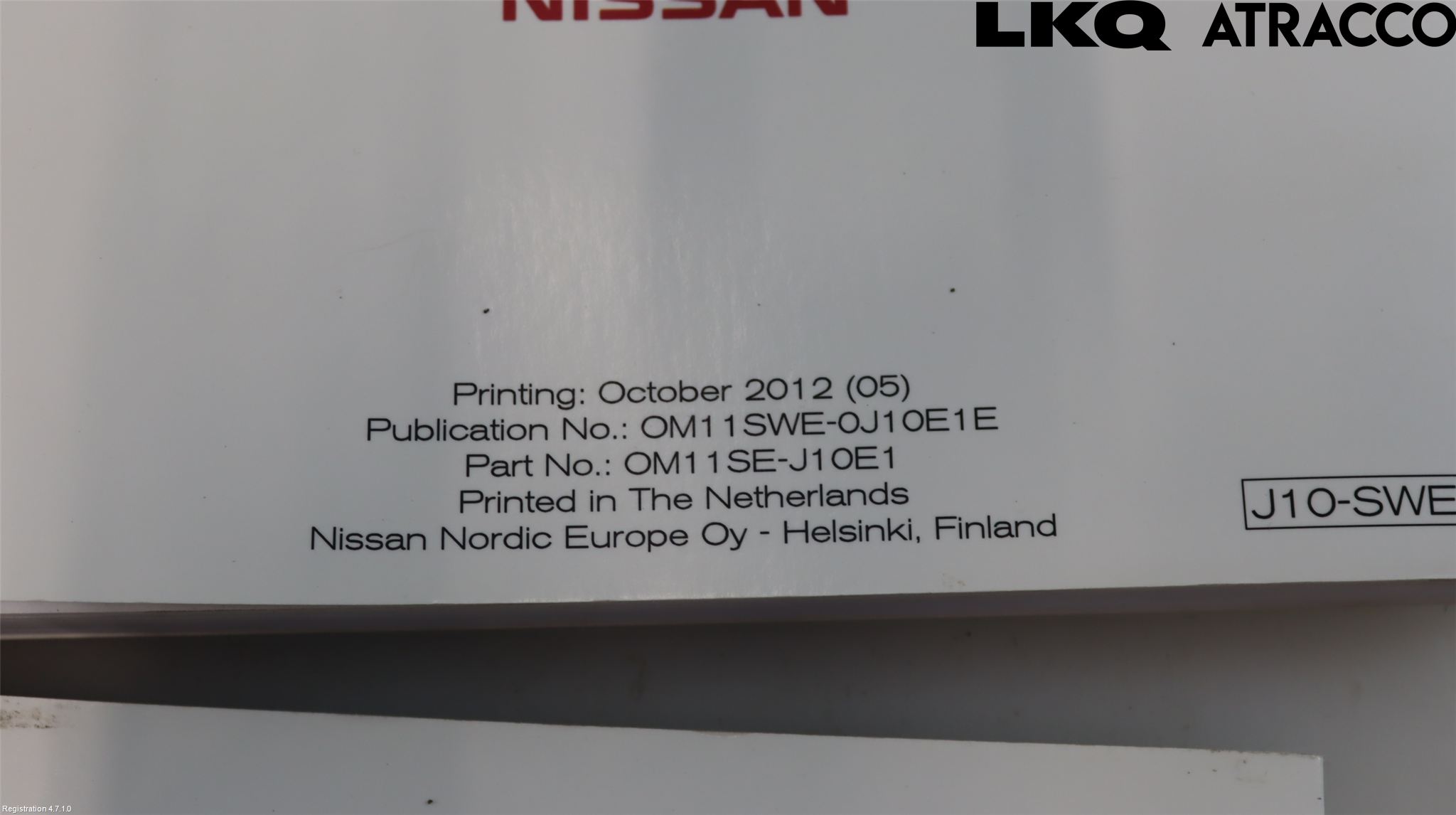 Nissan QASHQAI 10-14 Instruksjonsbok
