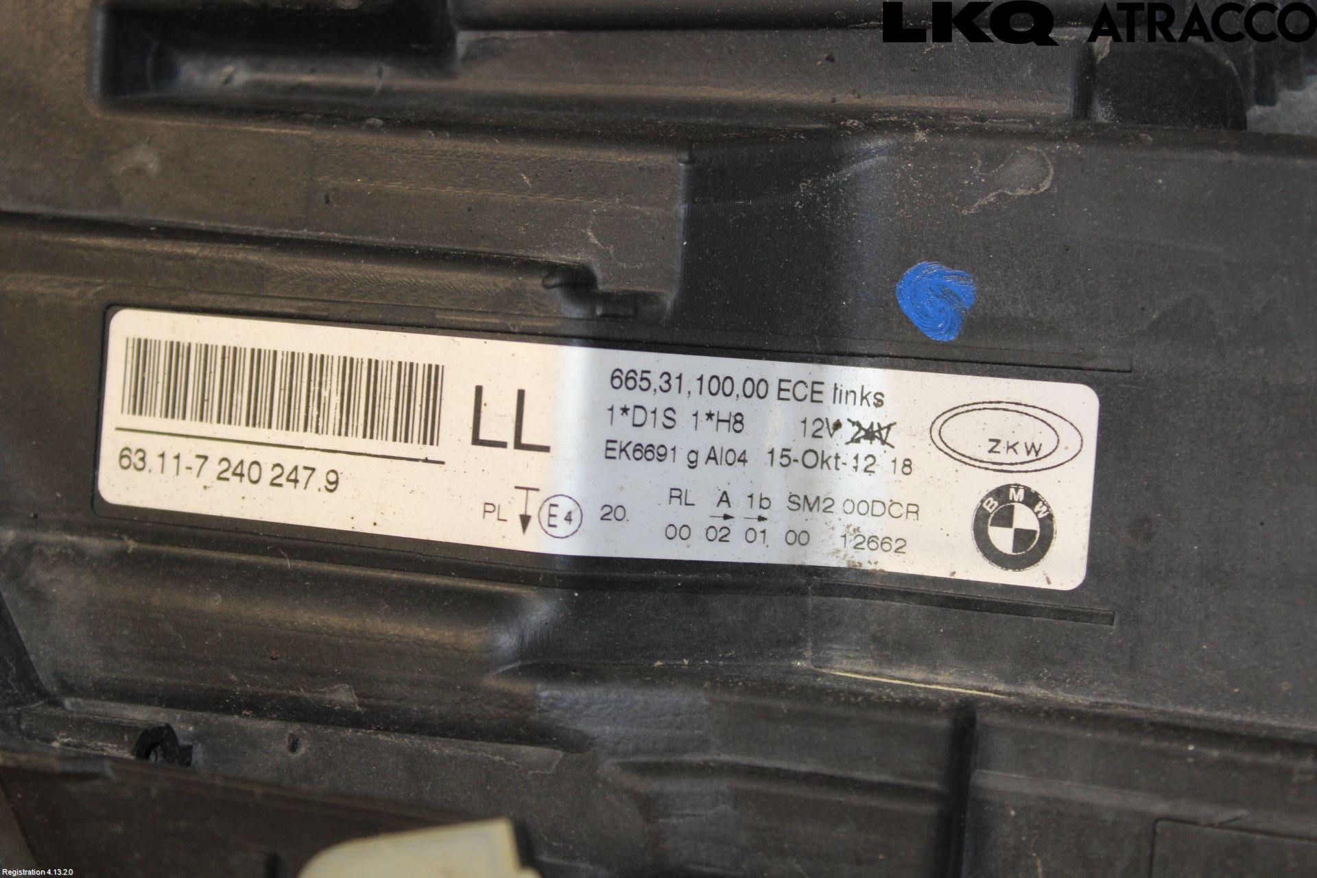 BMW 3 E90/91 SED/TOU 05-12 Frontlykt Venstre
