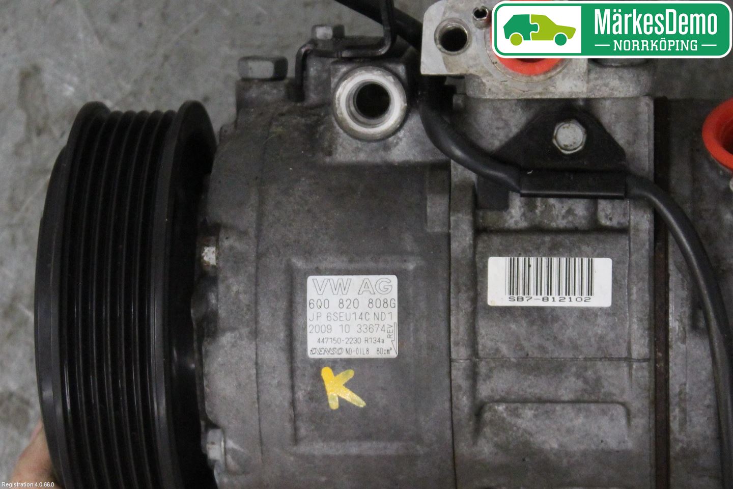 Skoda PRAKTIK Varme Ac Kompressor