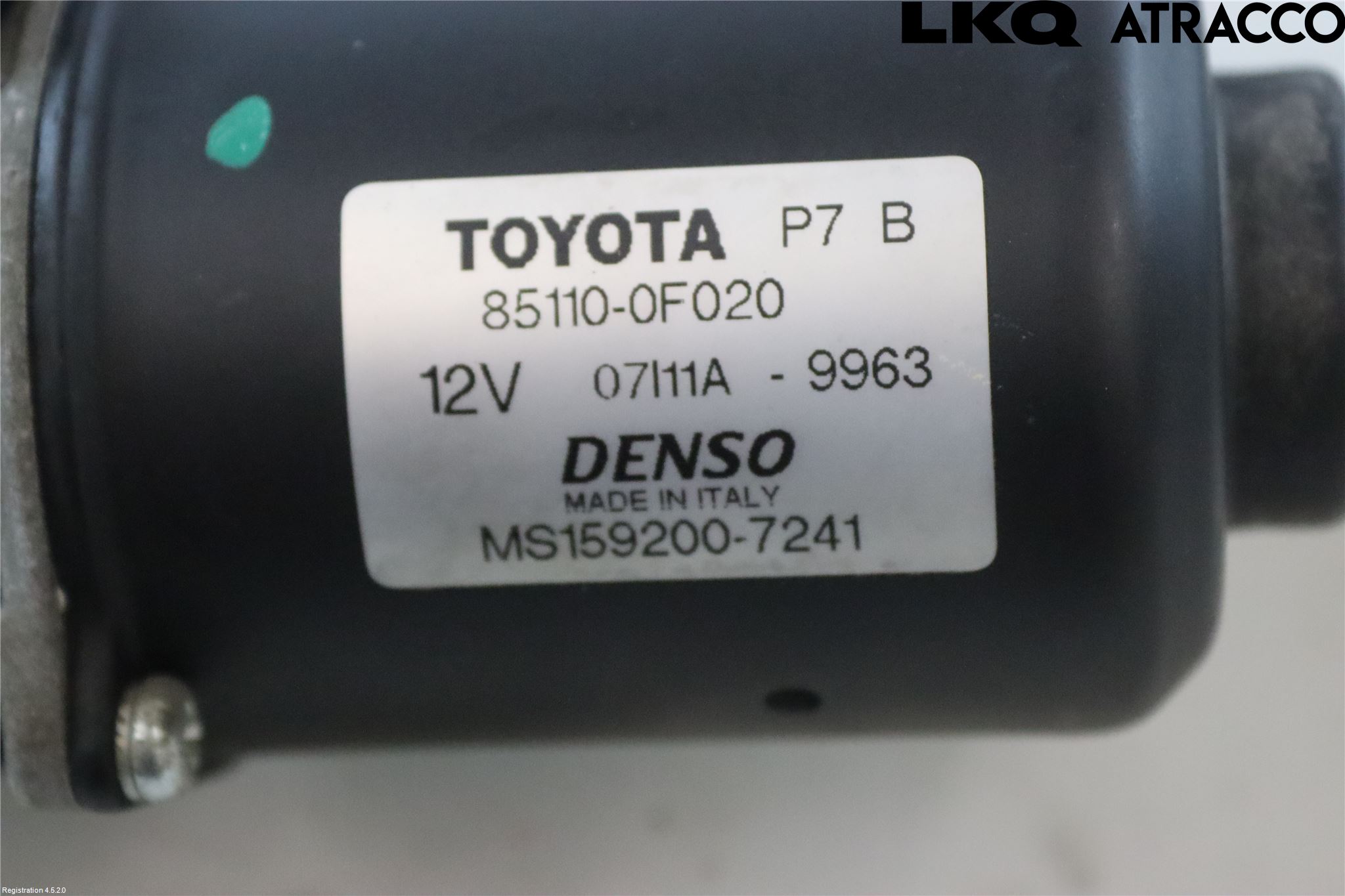 Toyota COROLLA VERSO 04-07 Viskeroverføring Frontrute