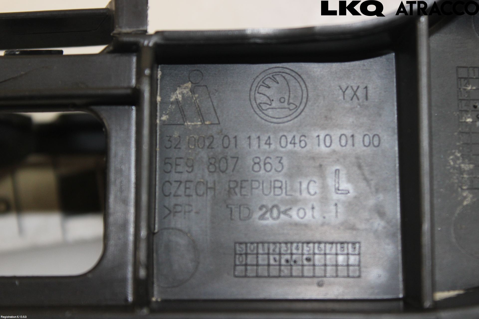 Skoda OCTAVIA (5E) 13-20 Støtfanger Bak Deform Element