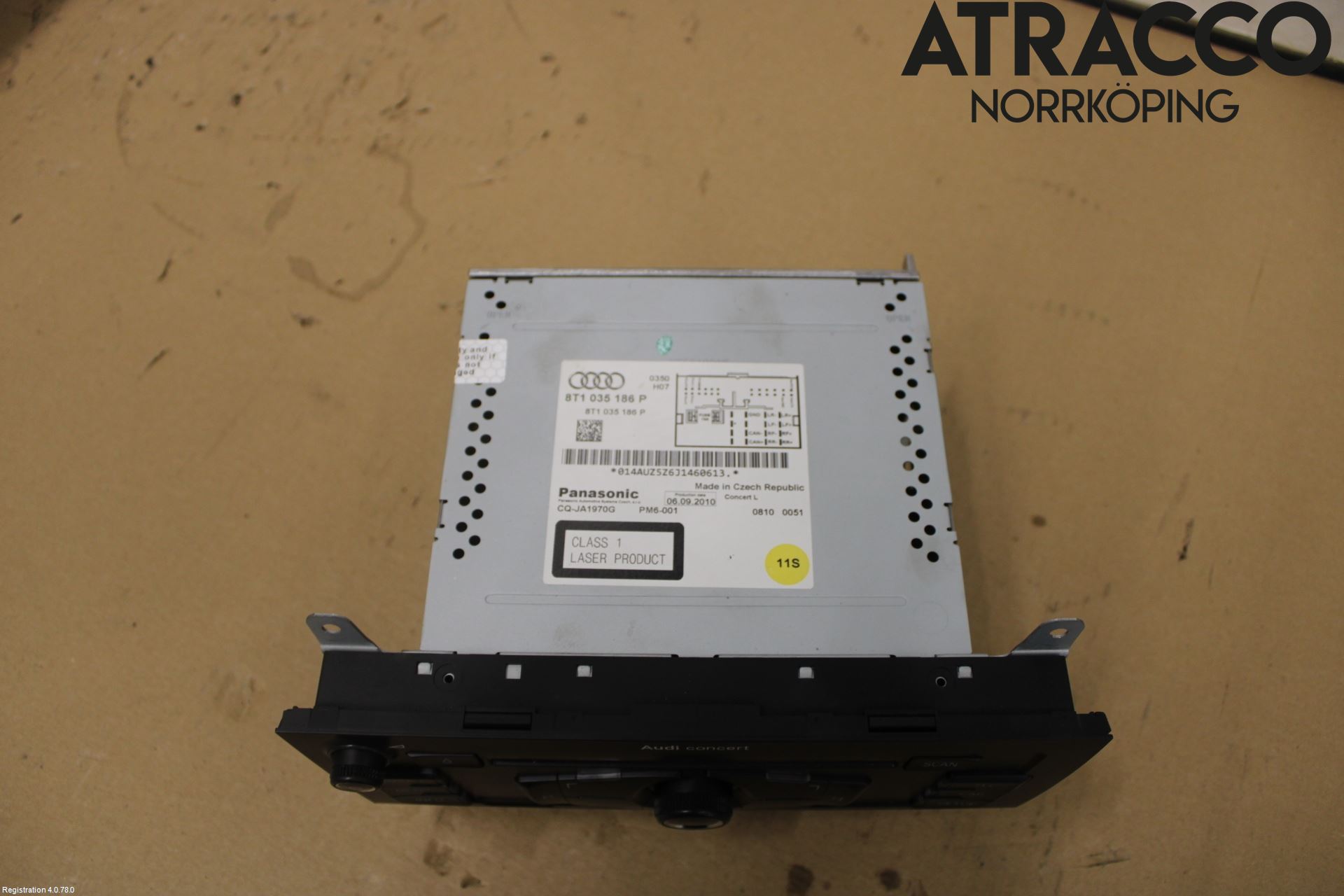 Audi A4/S4 08-11 Stereo Radio Med Cd