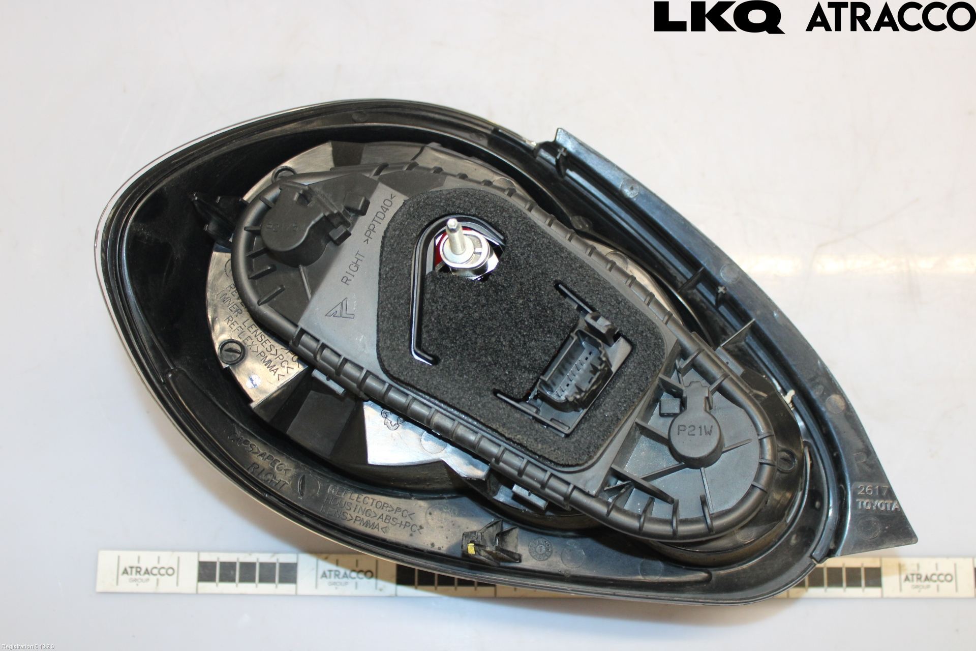 Toyota AYGO 06-14 Baklykt Høyre