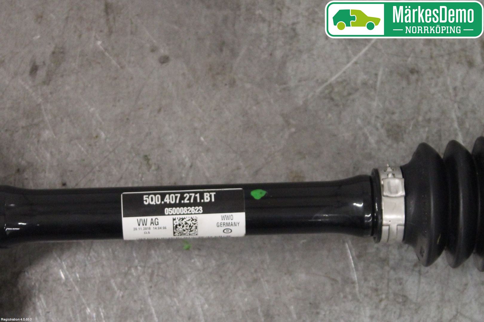 Audi A3/S3 8V 13-20 Drivaksel Foran Kompl Venstre