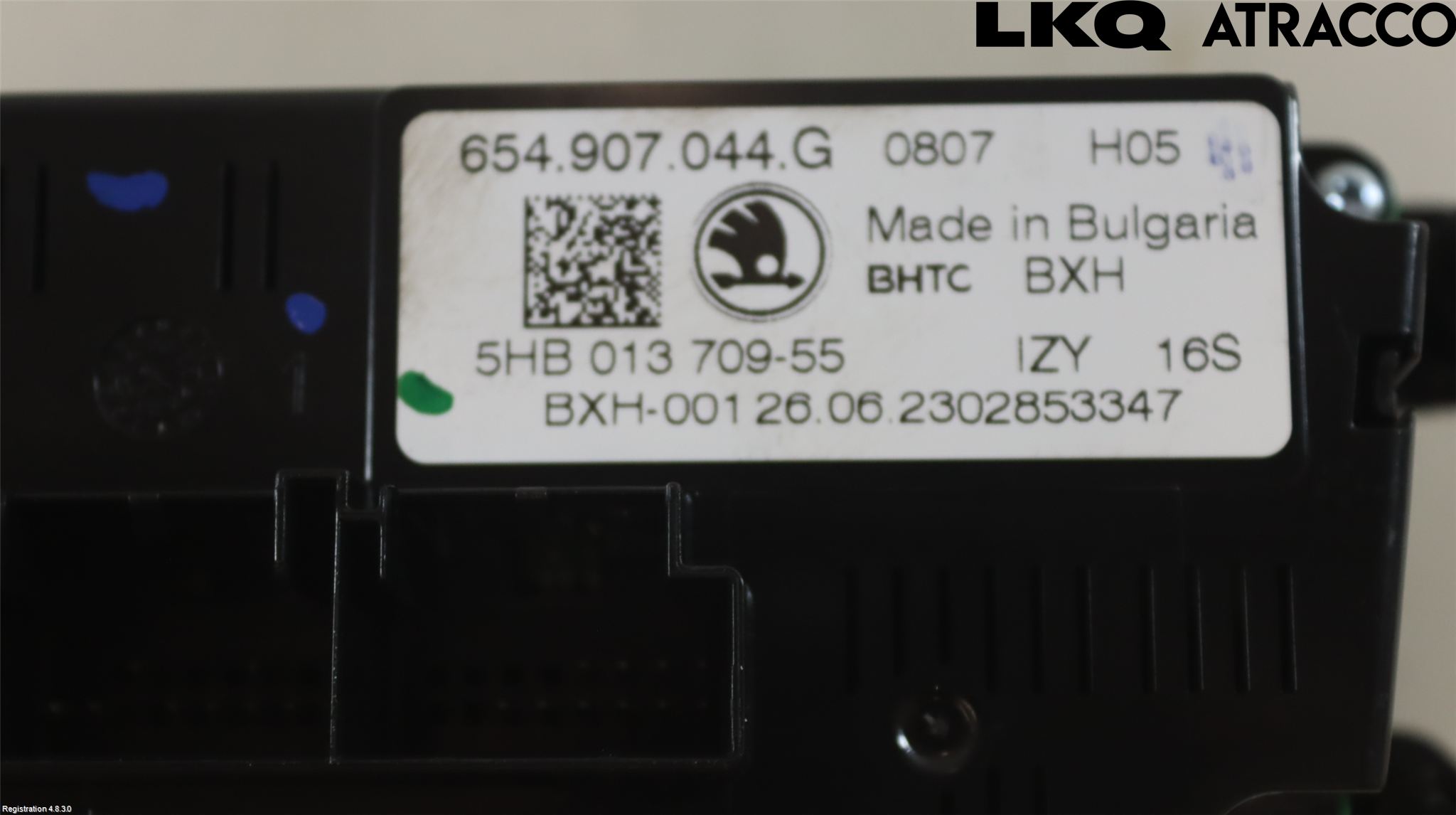 Skoda KAMIQ 20- Varmeapparat Panel(Regulering)