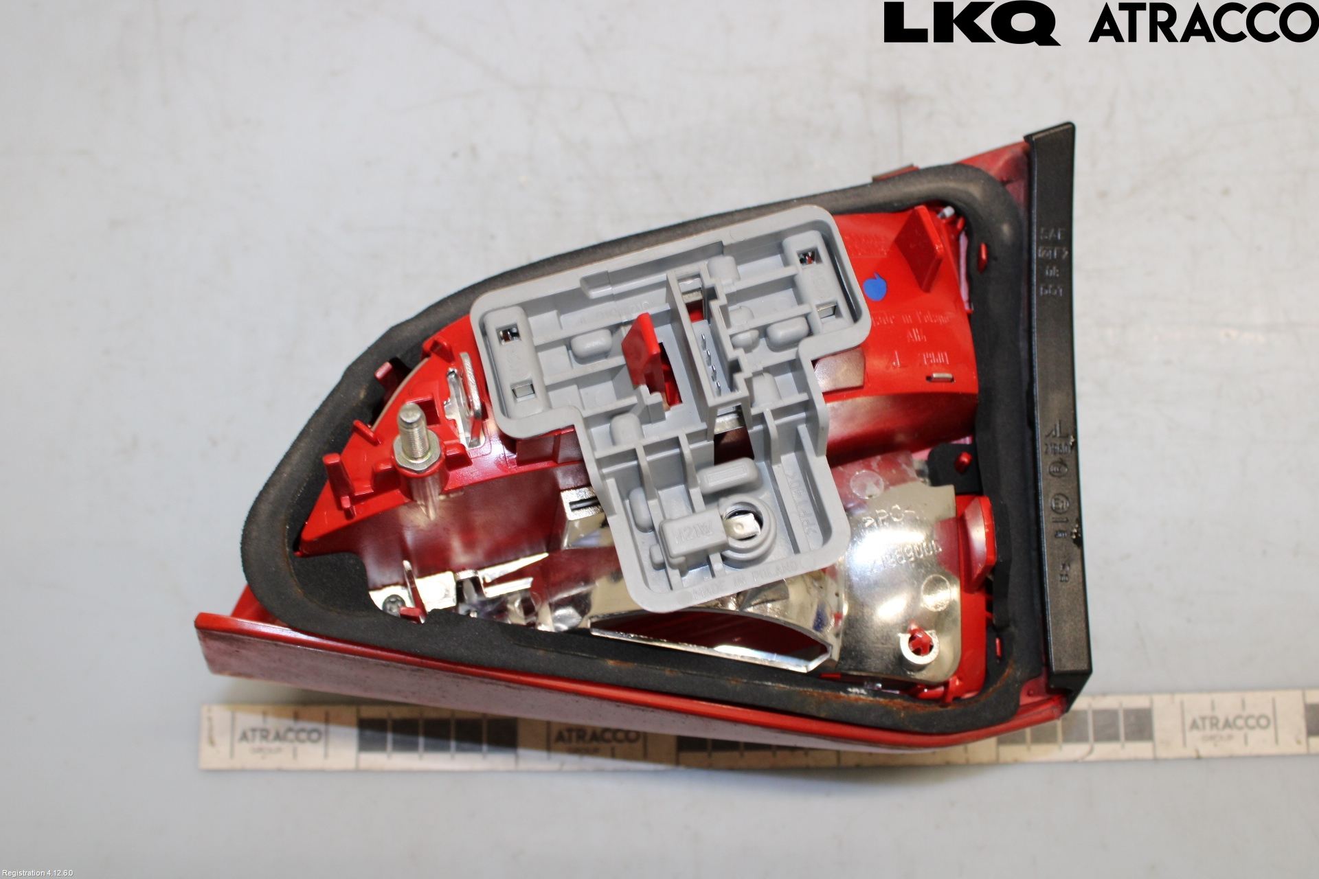 Audi A4/S4 08-11 Baklykt Venstre  På Luke(Indre