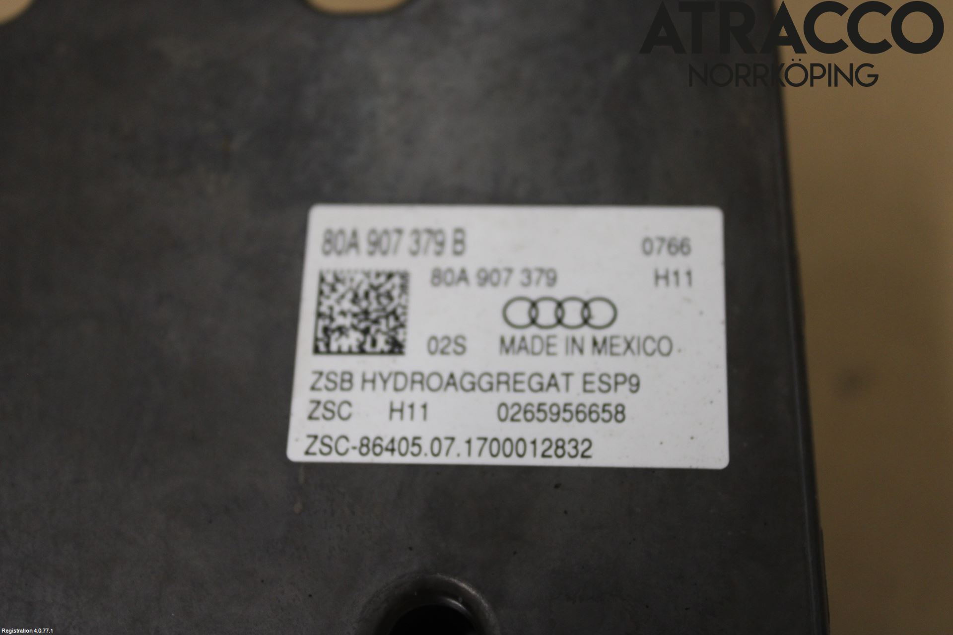 Audi Q5/SQ5 17- Abs Hydraulikkaggregat