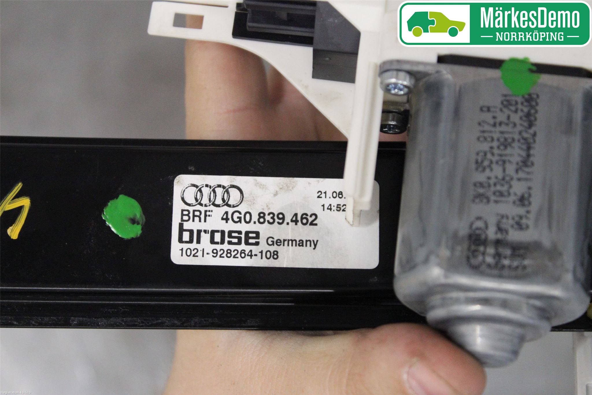 Audi A6/S6 4G 11-18 Vindusheis El Komp