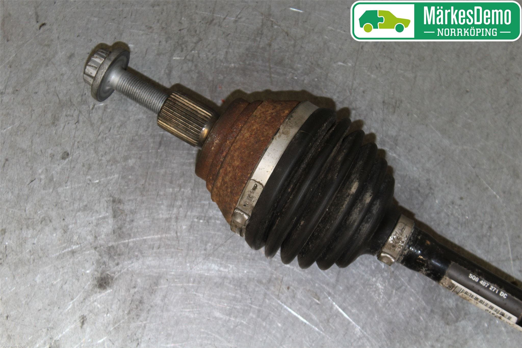 Volkswagen VW GOLF / E-GOLF VII 13-20 Drivaksel Foran Kompl Venstre