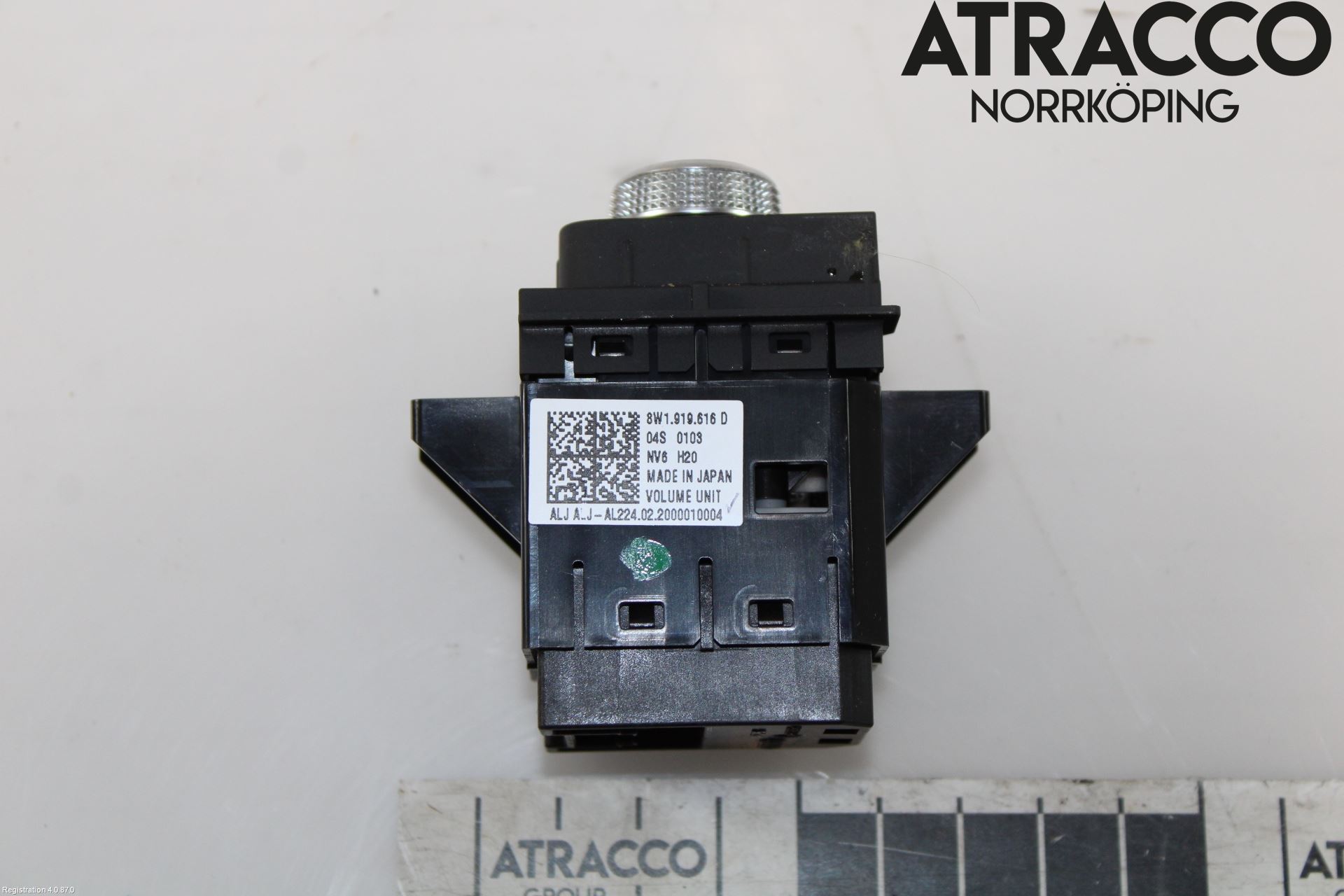 Audi A4/S4 B9 20- Bryter Fader Høytalere