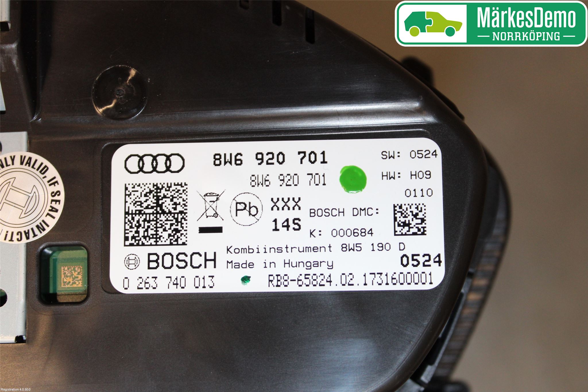 Audi A5 17- Instr Kombinert
