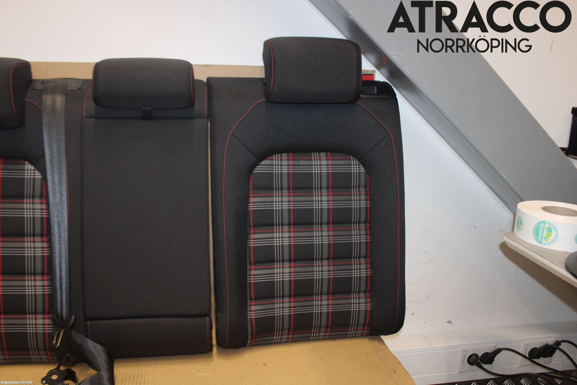 Volkswagen VW GOLF / E-GOLF VII 13-20 Innr Sete Bak Seterygg