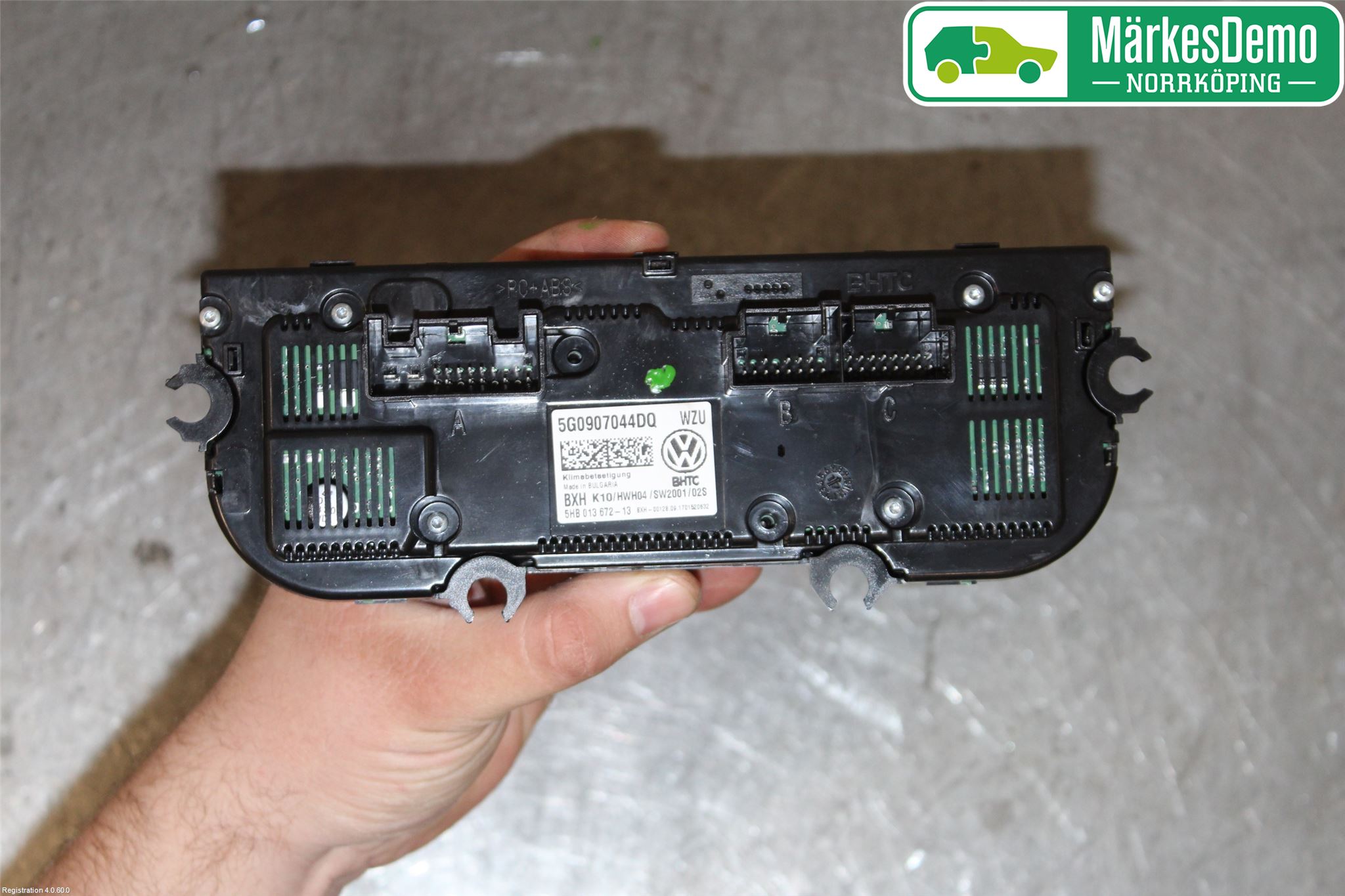 Volkswagen VW PASSAT 15-19 Varmeapparat Panel(Regulering)