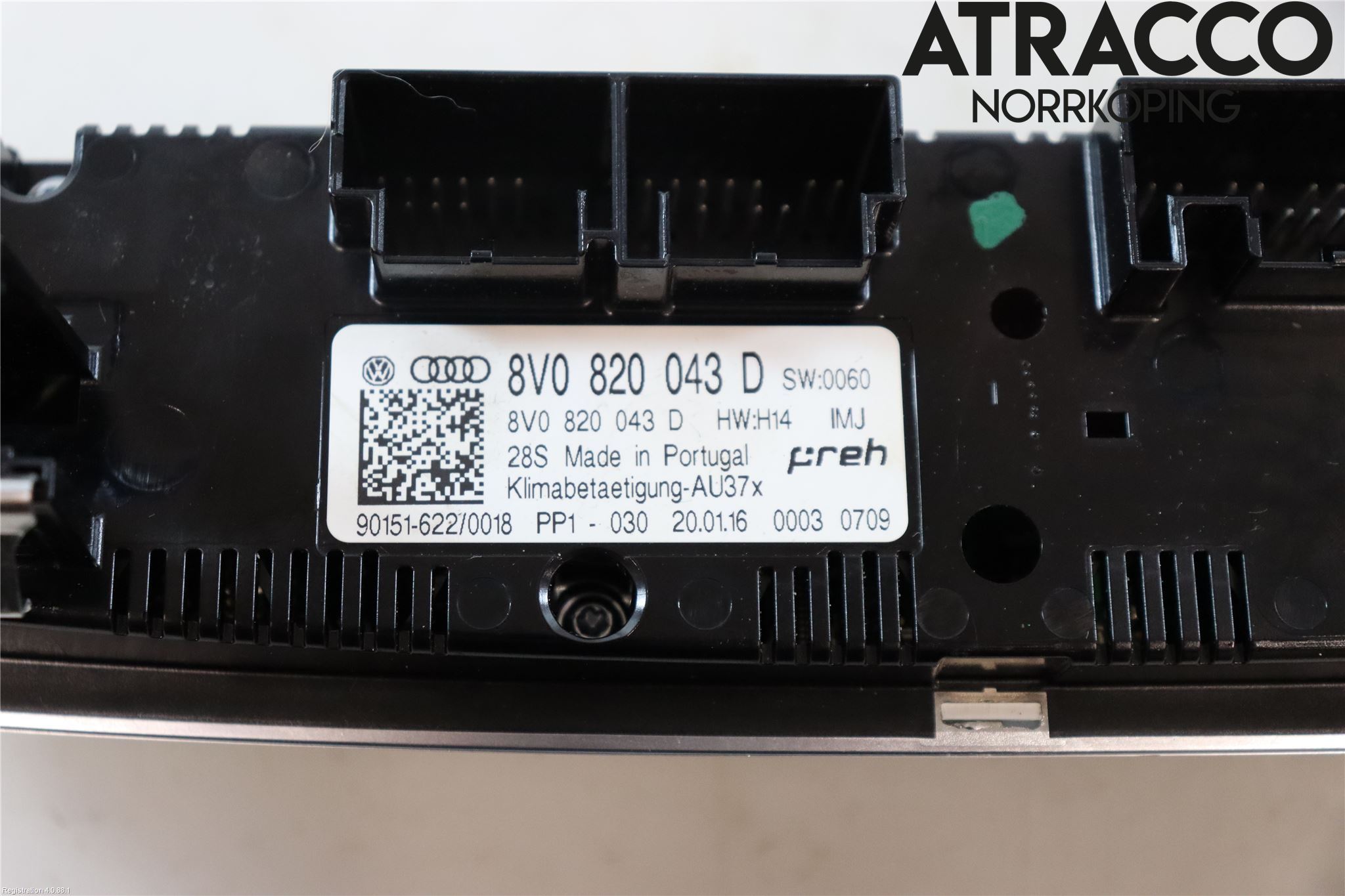 Audi A3/S3 8V 13-20 Varmeapparat Panel(Regulering)