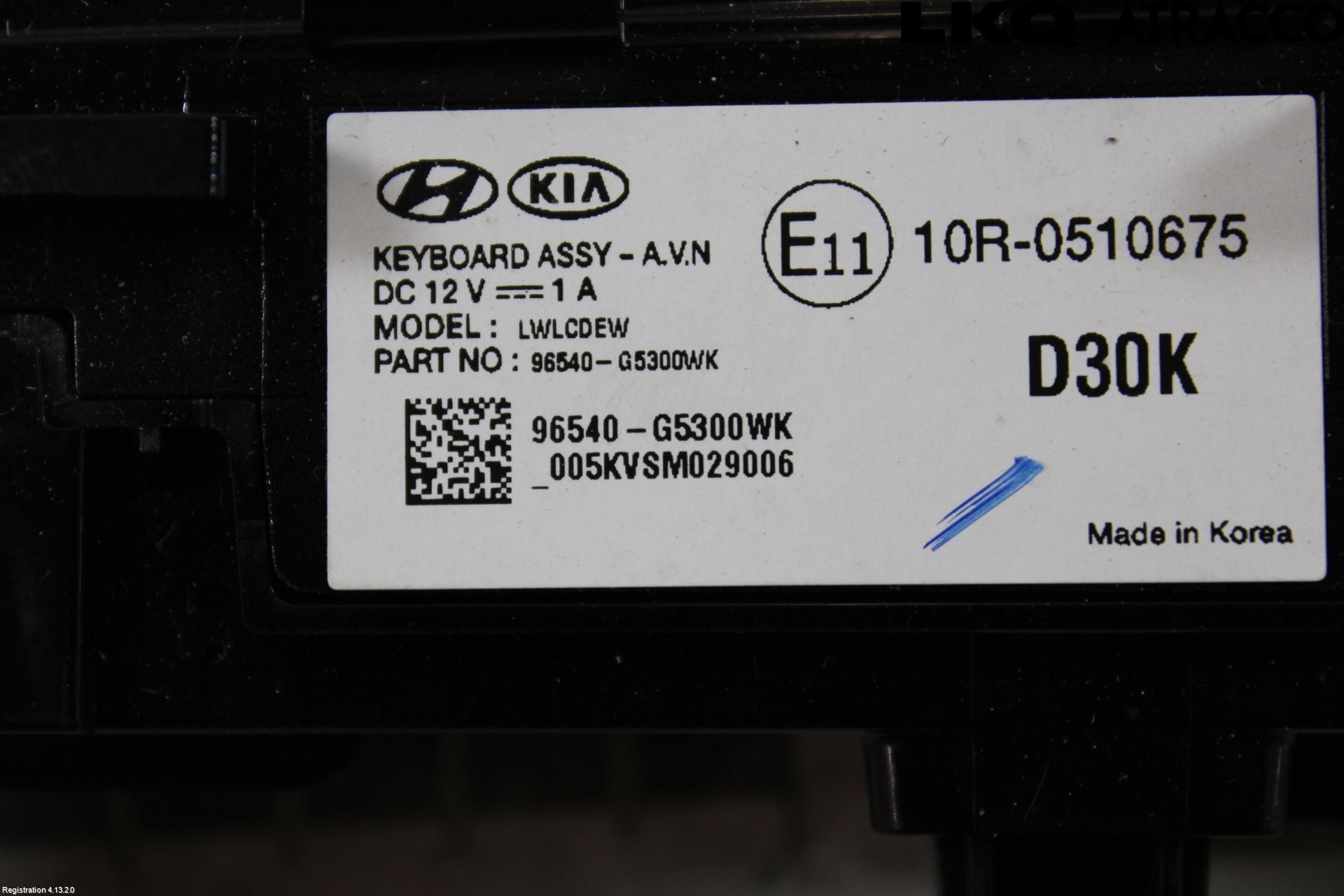 Kia NIRO (DE) 17-22 Stereo Radio Med Cd