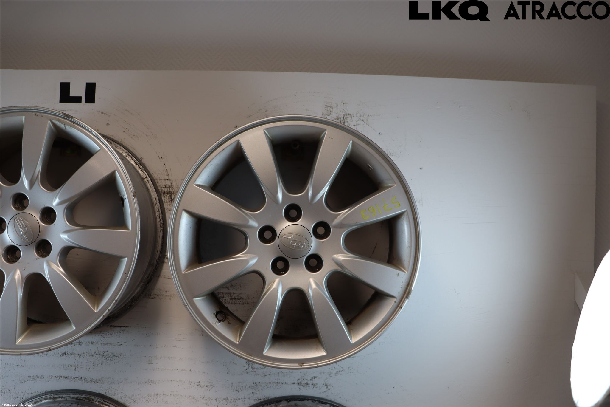 Subaru LEGACY 10-14 Felg Aluminium Sett 4Stk