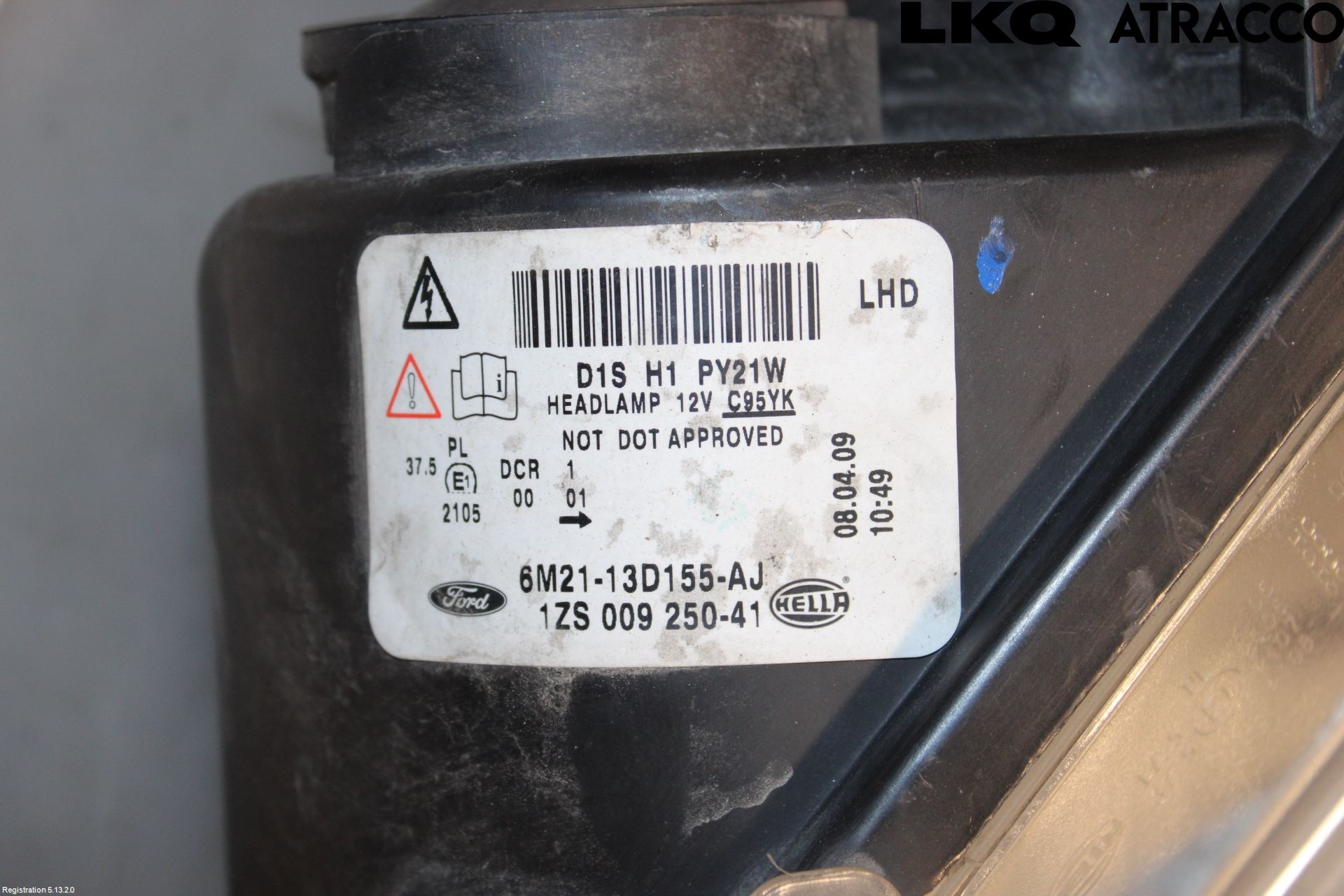 Ford S-MAX 06-15 Frontlykt Venstre