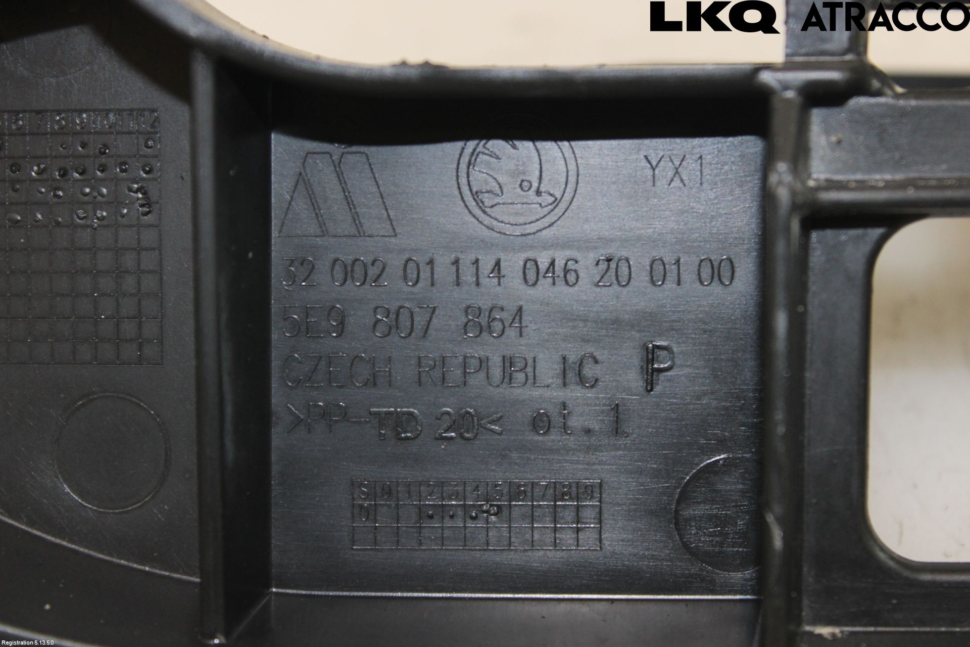 Skoda OCTAVIA (5E) 13-20 Støtfanger Bak Deform Element