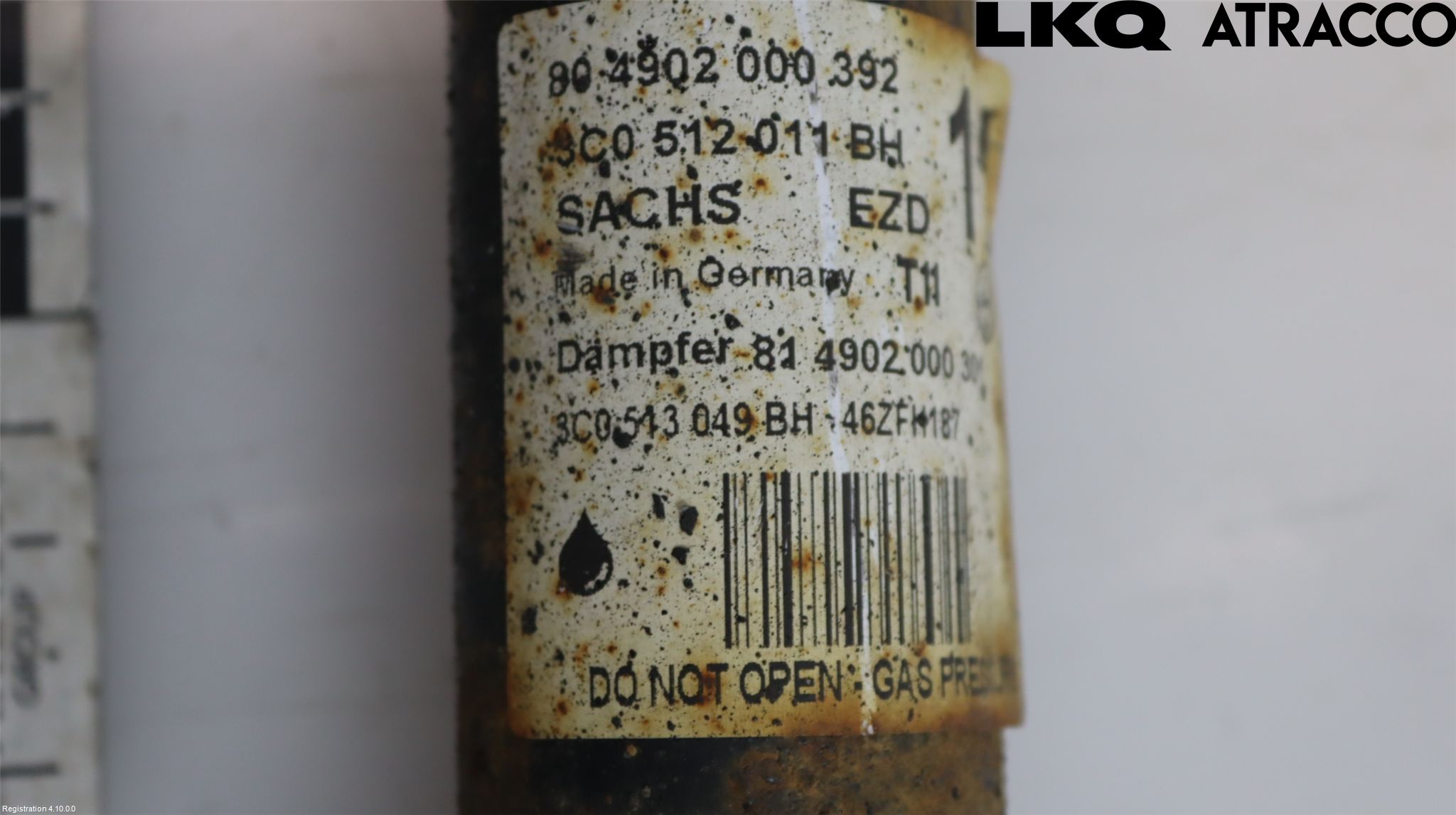 Volkswagen VW PASSAT 11-14 Støtdemper Bak