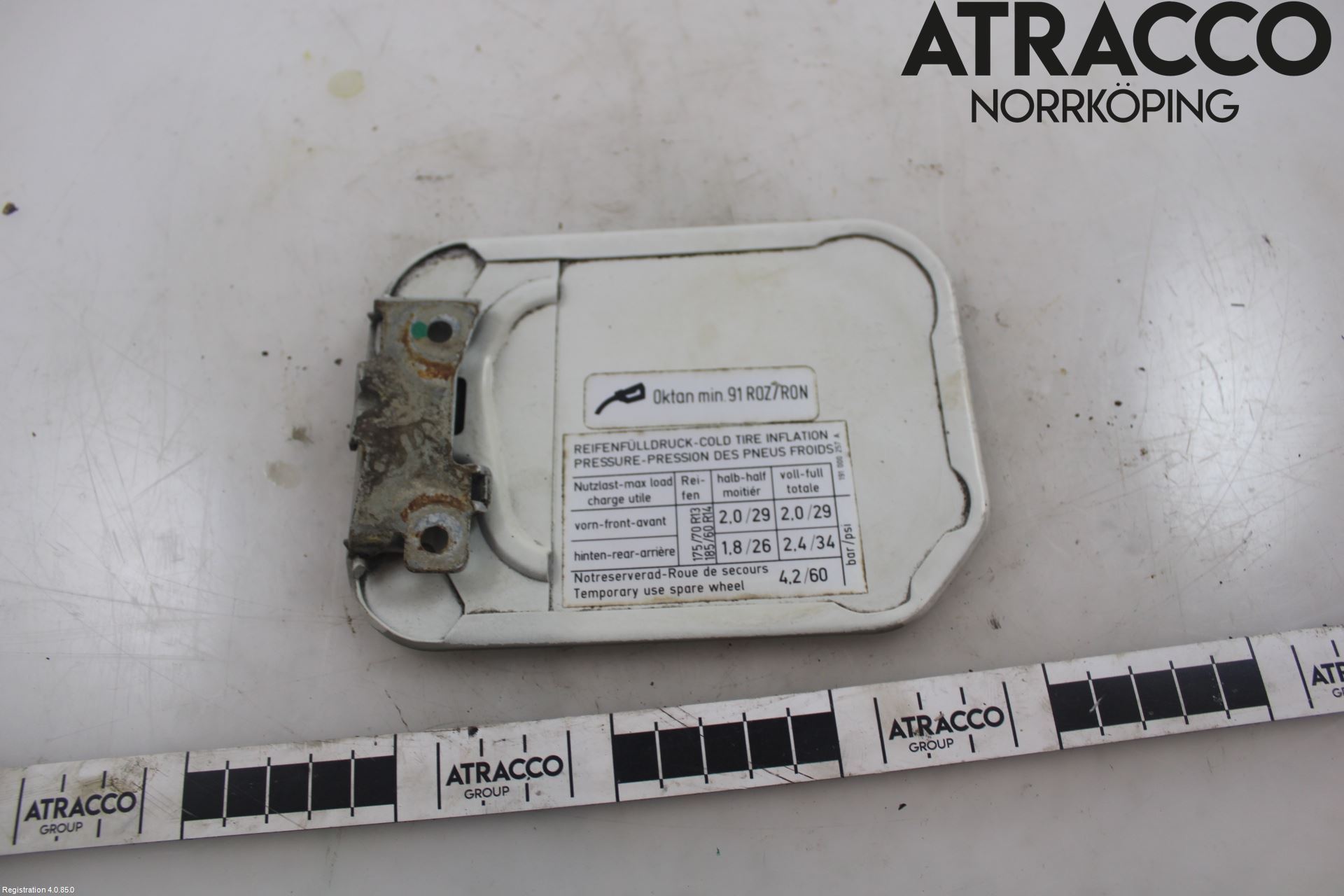 Volkswagen VW GOLF II 84-91 Drivstoff Tankluke