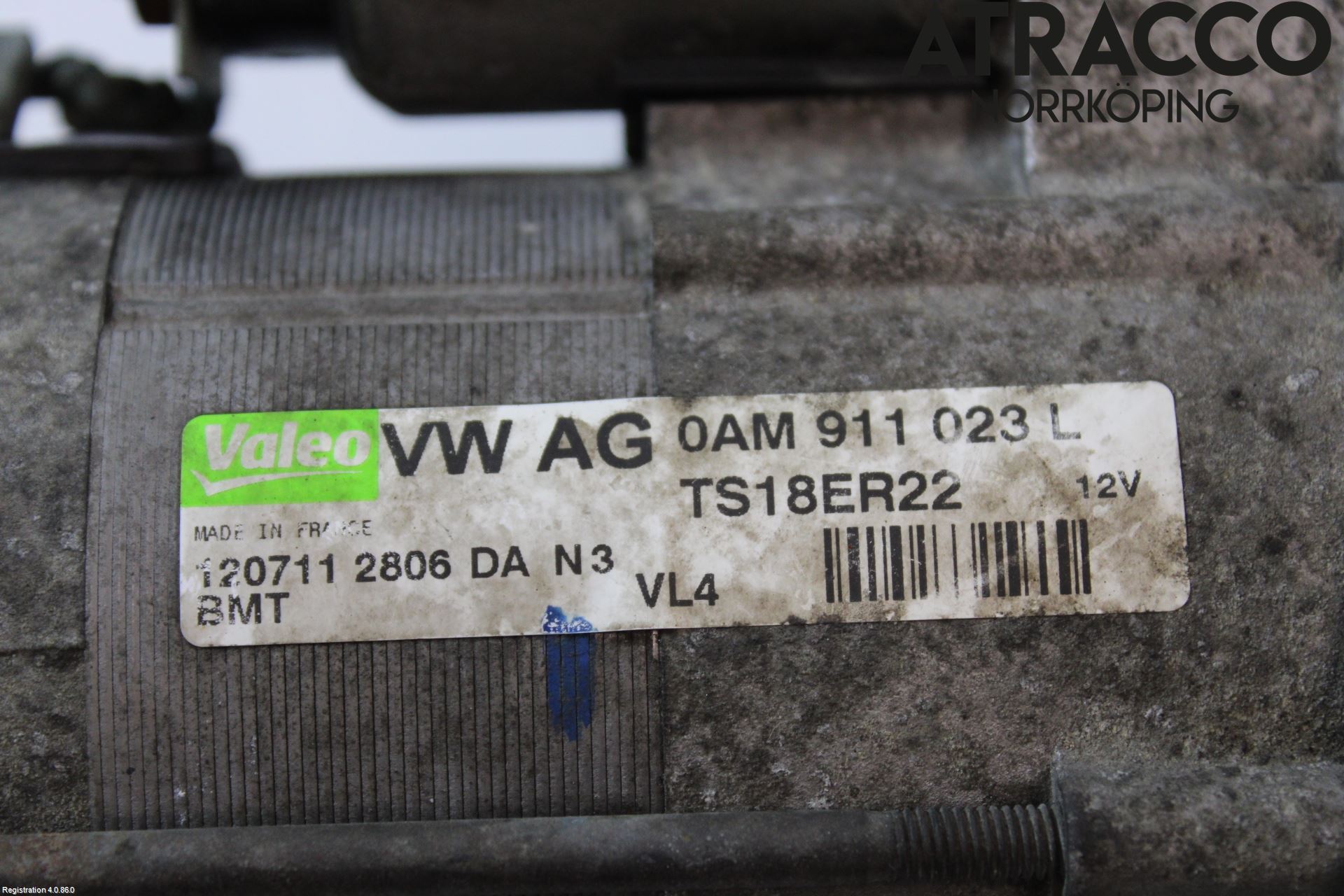 Volkswagen VW CADDY 11-15 Startmotor Diesel