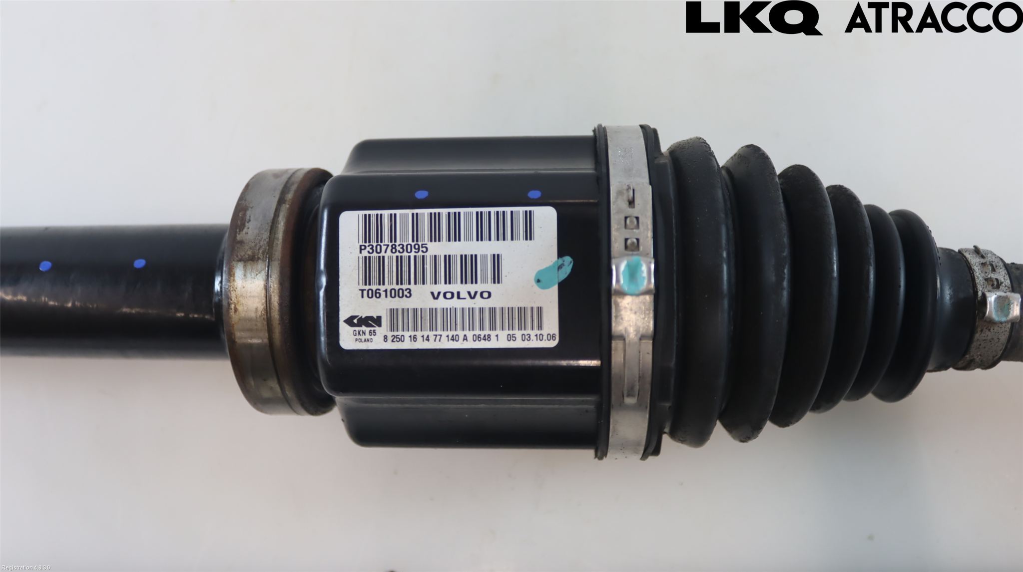 Volvo V70 05-08 Drivaksel Foran Kompl Høyre