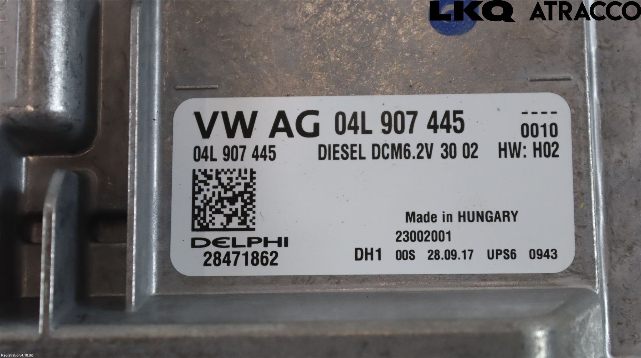 Volkswagen VW TRANSP/CARAVELLE (T6) 16-22 Styreenhet Dieselpumpe