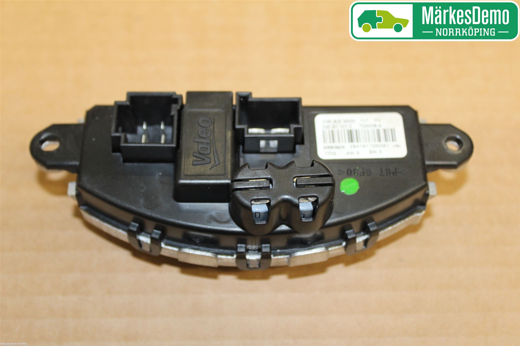 Volkswagen VW GOLF / E-GOLF VII 13-20 Varmeapparat Viftemotstand