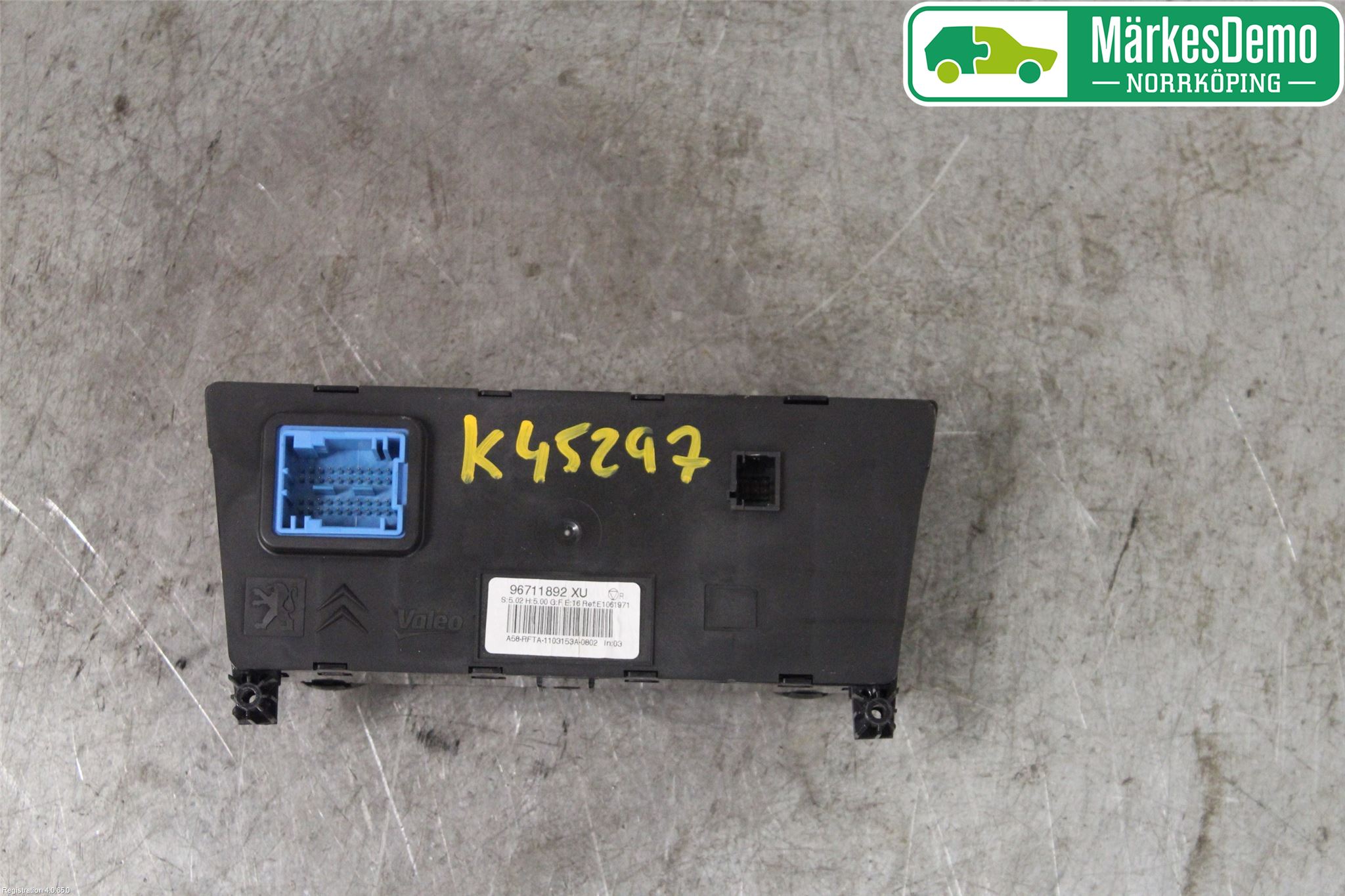 Citroen C3 PICASSO Varmeapparat Panel(Regulering)
