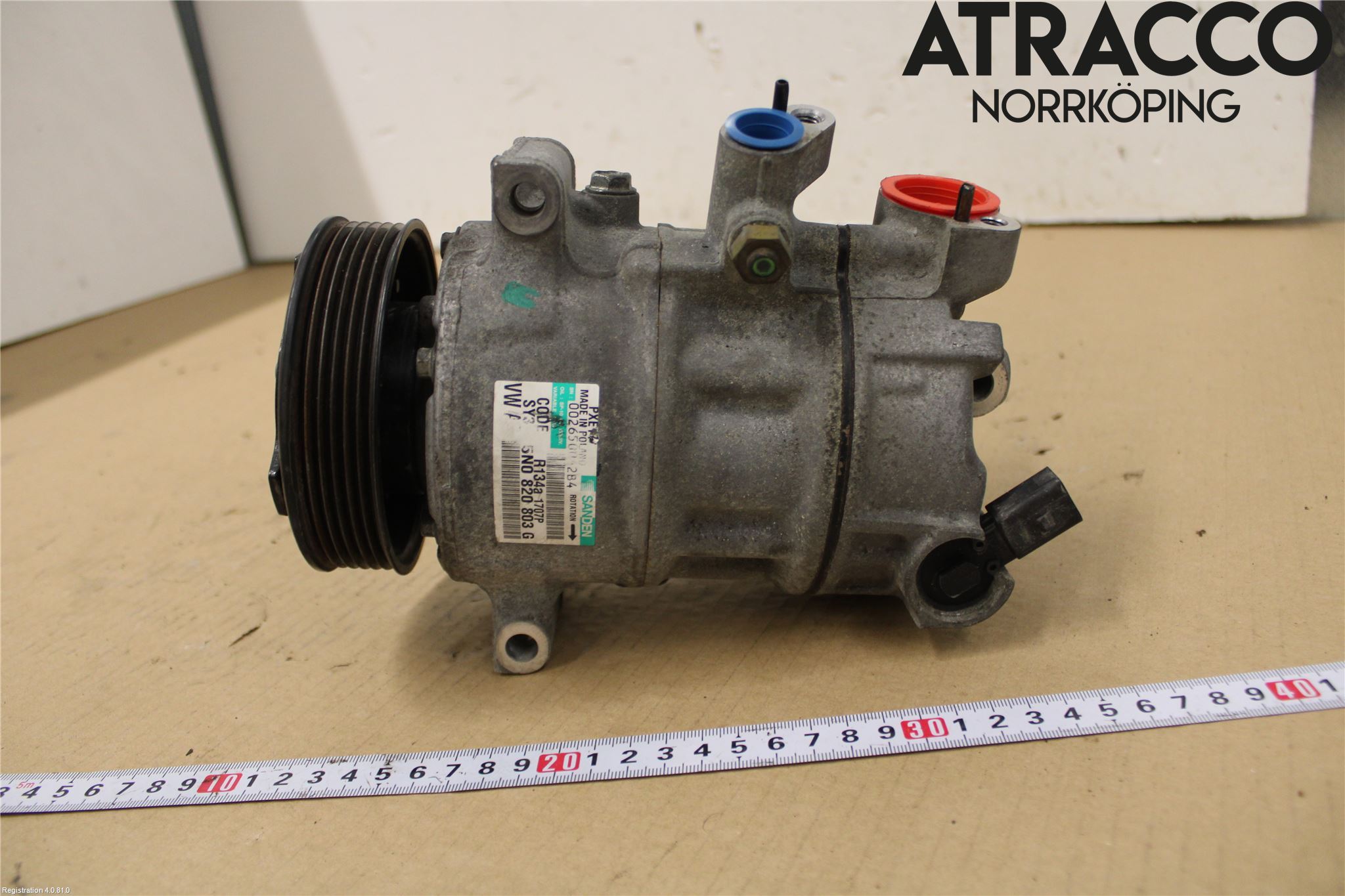 Audi A1/S1 11-18 Varme Ac Kompressor