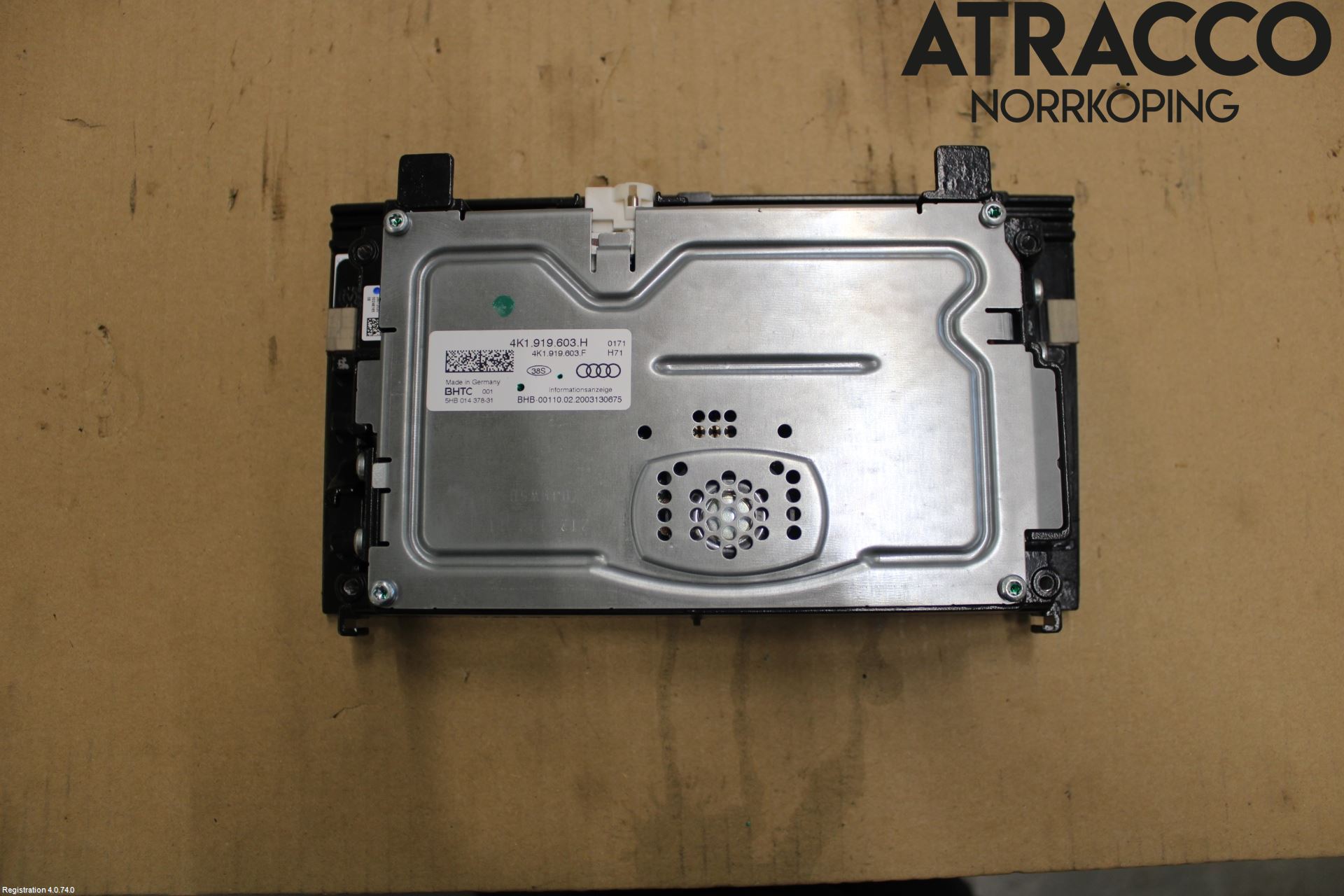 Audi A6 F2/C8 19- Instr Skjerm Dvd-Gps-Ac-Tlf