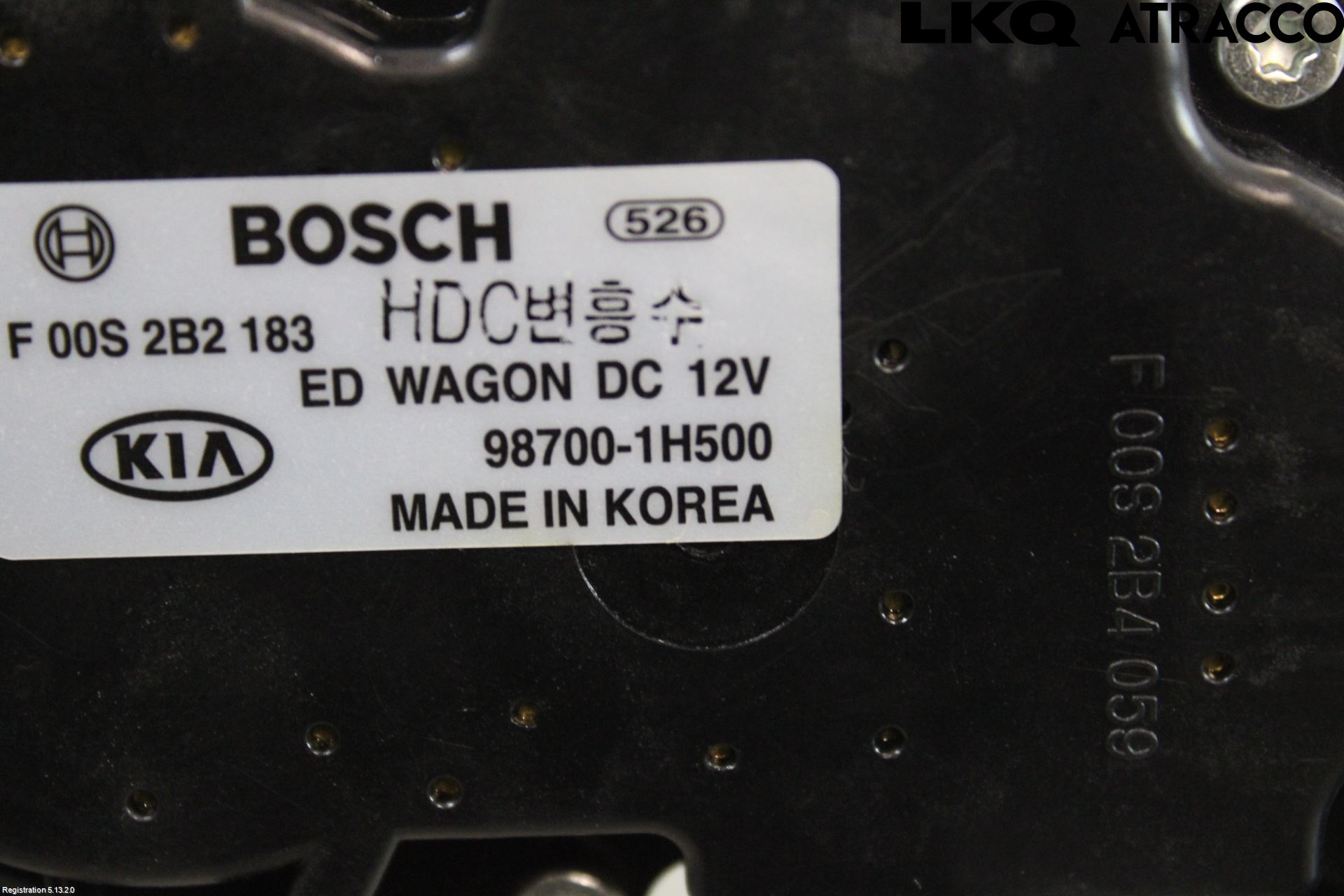 Kia CEED 06-12 Viskermotor Bakluke