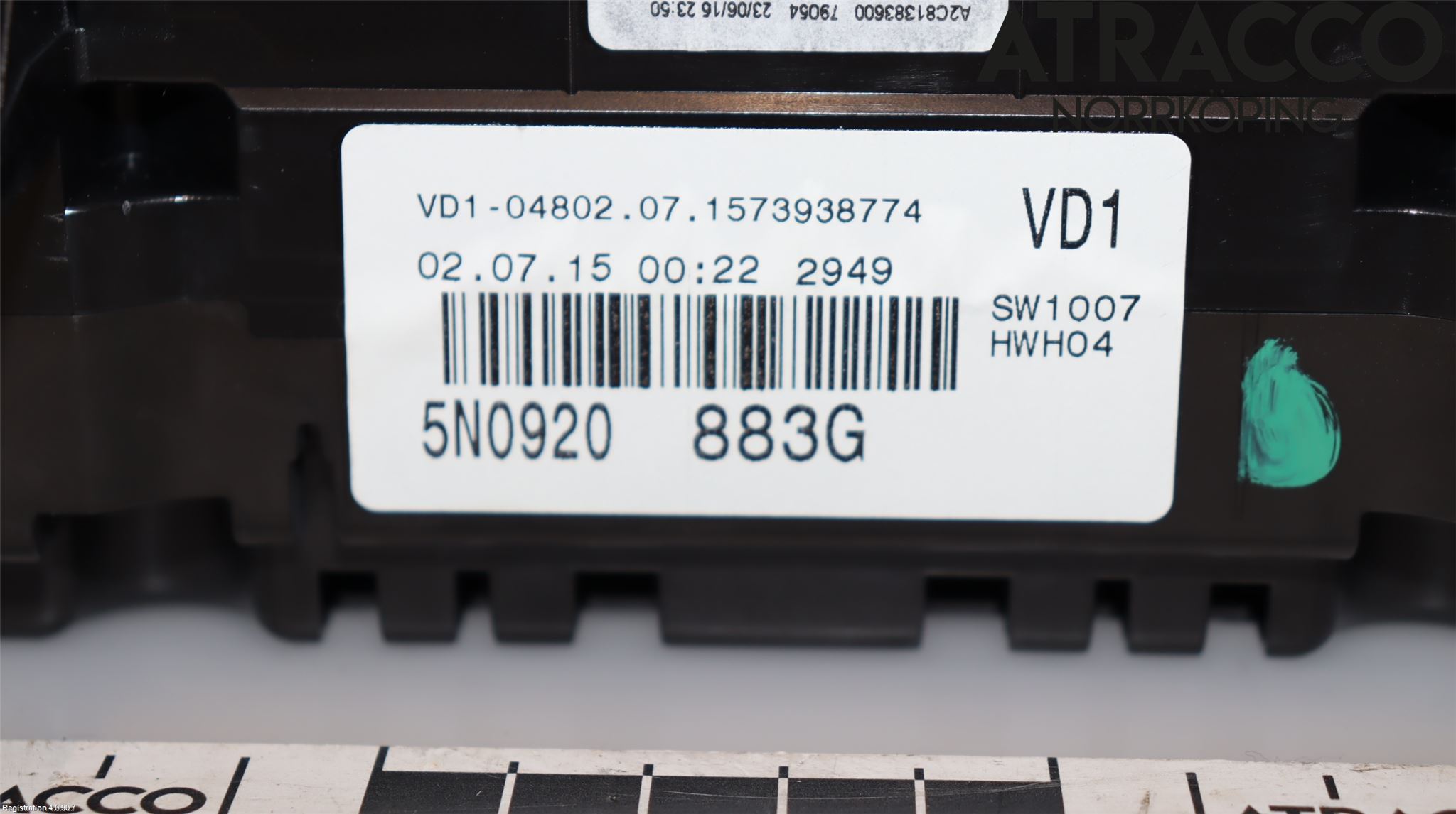 Volkswagen VW TIGUAN 07-16 Instr Kombinert
