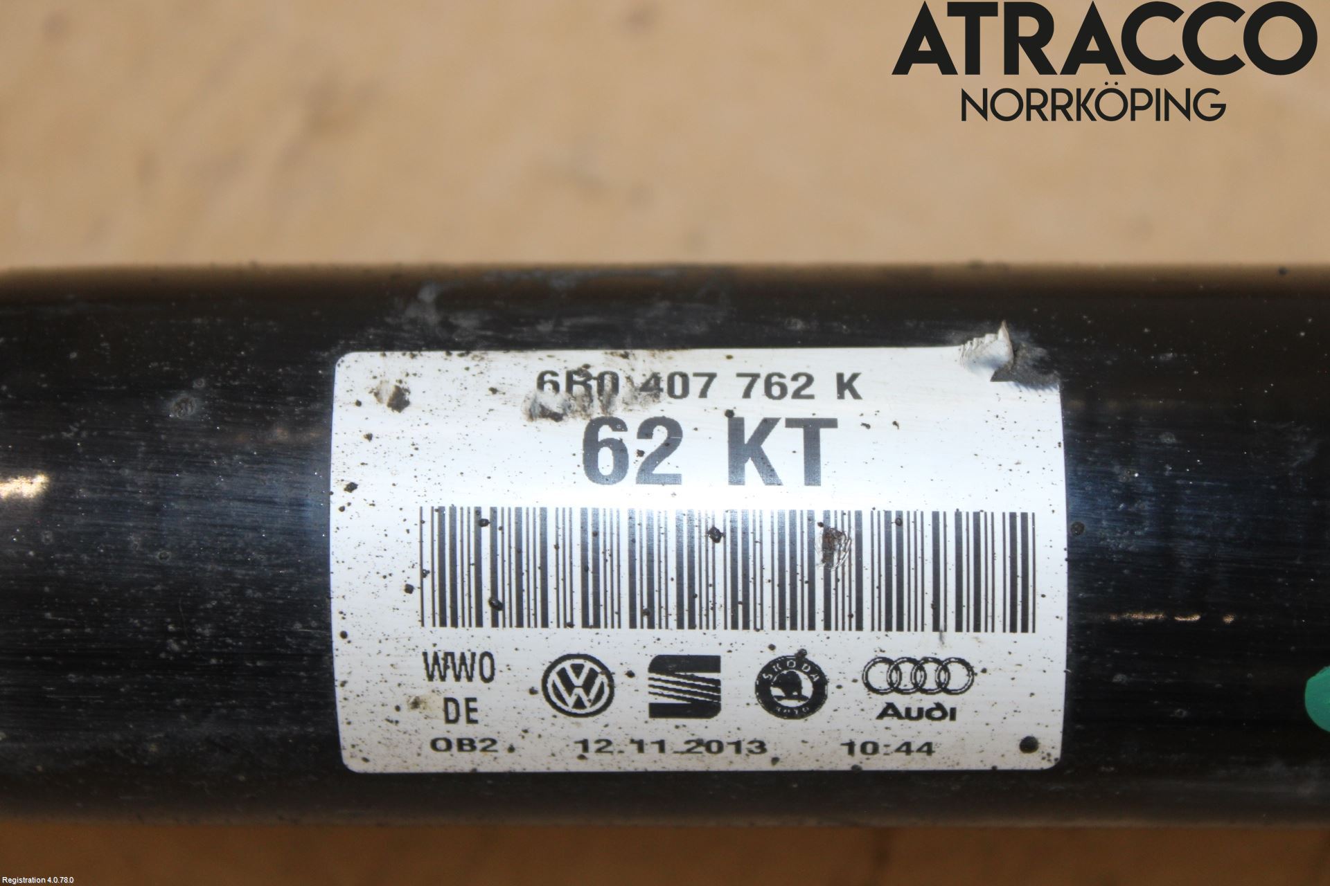 Audi A1/S1 11-18 Drivaksel Foran Kompl Høyre