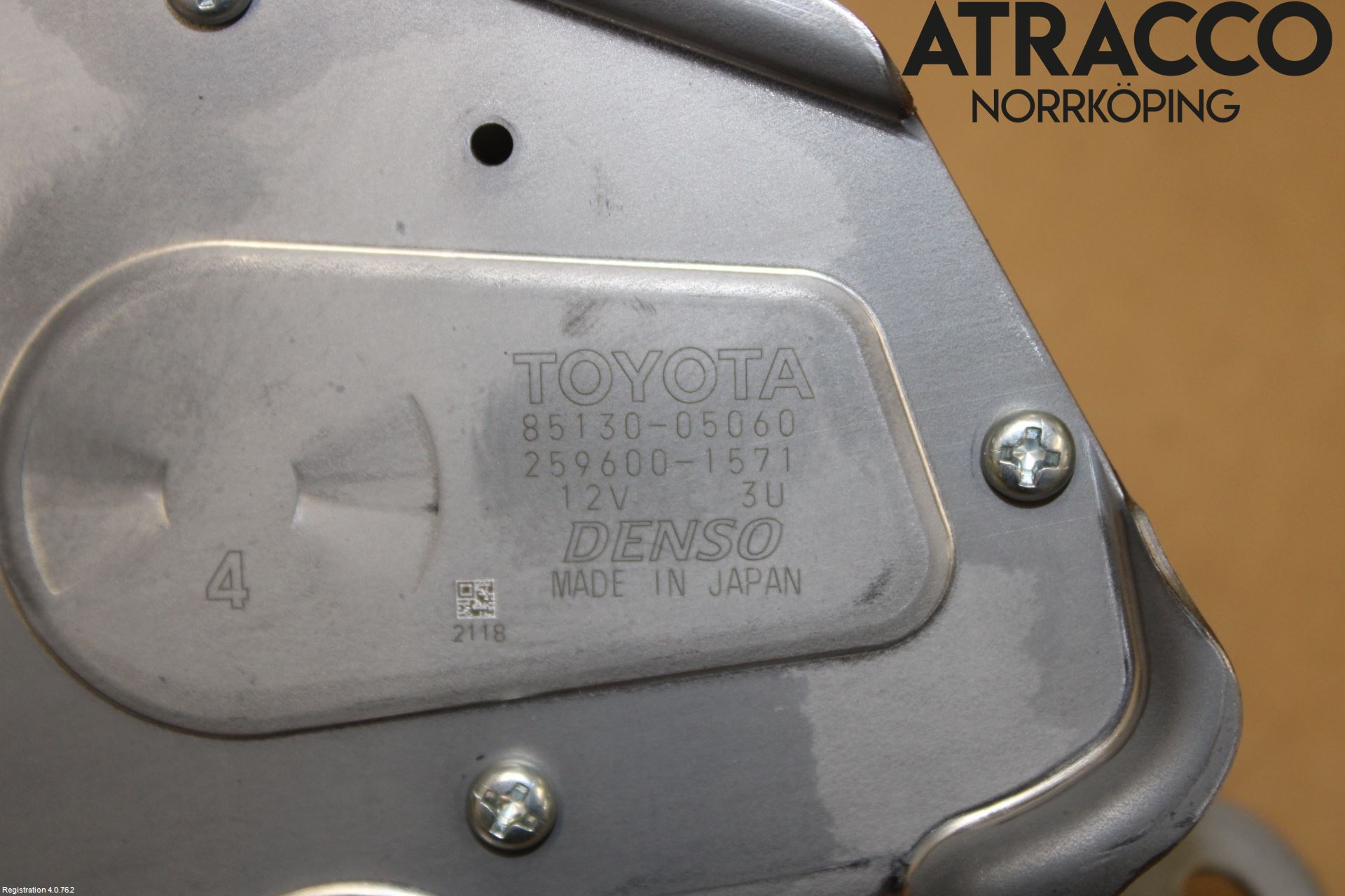 Toyota AVENSIS 16-18 Viskermotor Bakluke