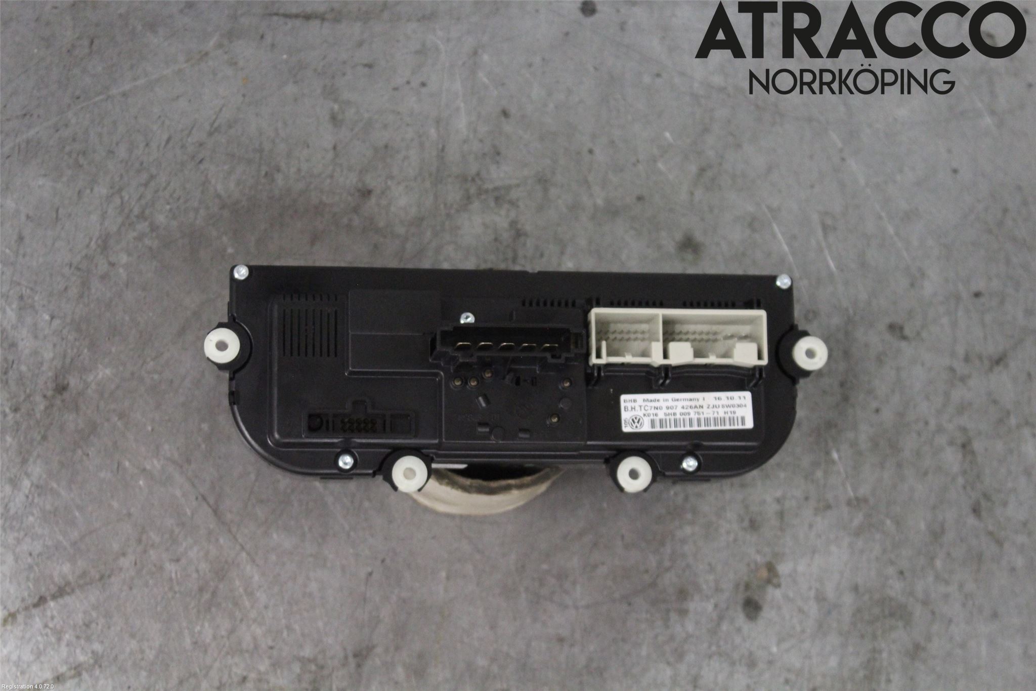 Volkswagen VW GOLF VI 09-13 Varmeapparat Panel(Regulering)