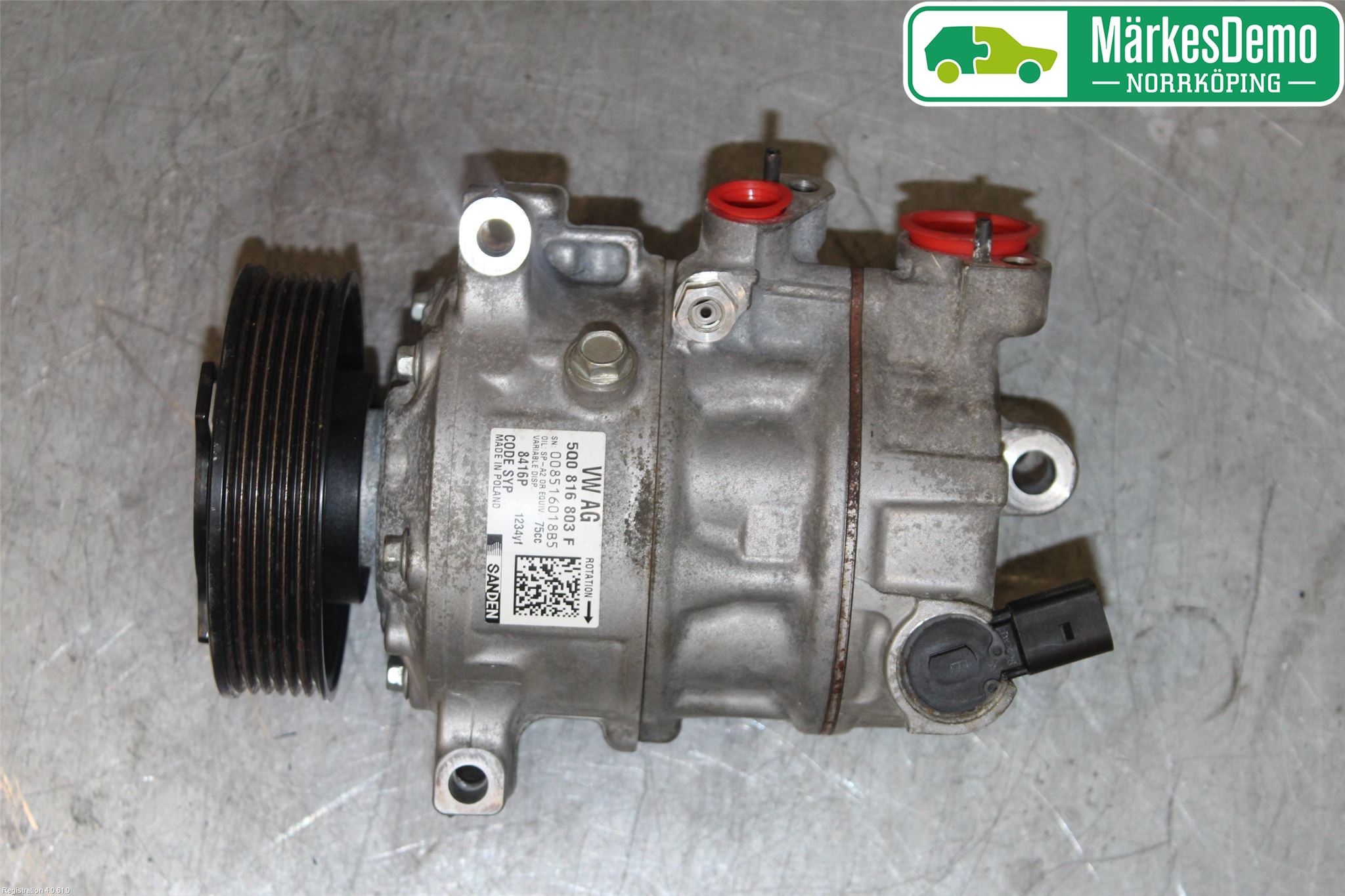 Skoda OCTAVIA (5E) 13-20 Varme Ac Kompressor