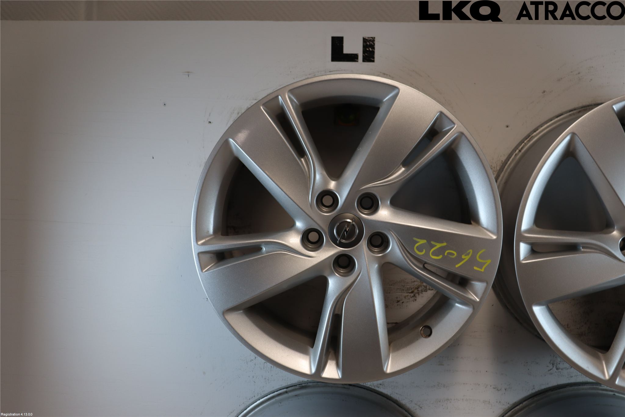 Opel ASTRA J 10-15 Felg Aluminium Sett 4Stk