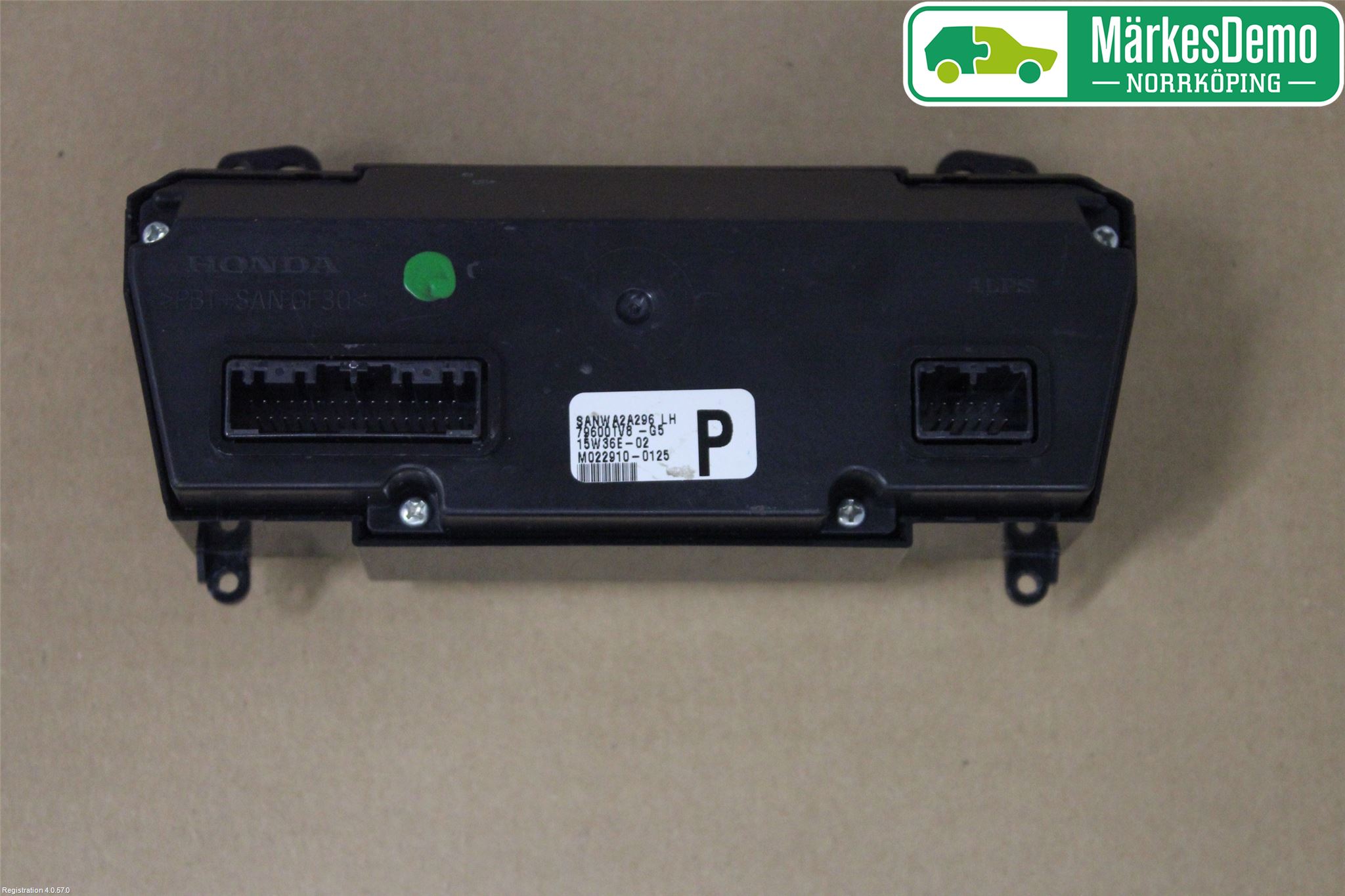 Honda CIVIC 12-16 Varmeapparat Panel(Regulering)