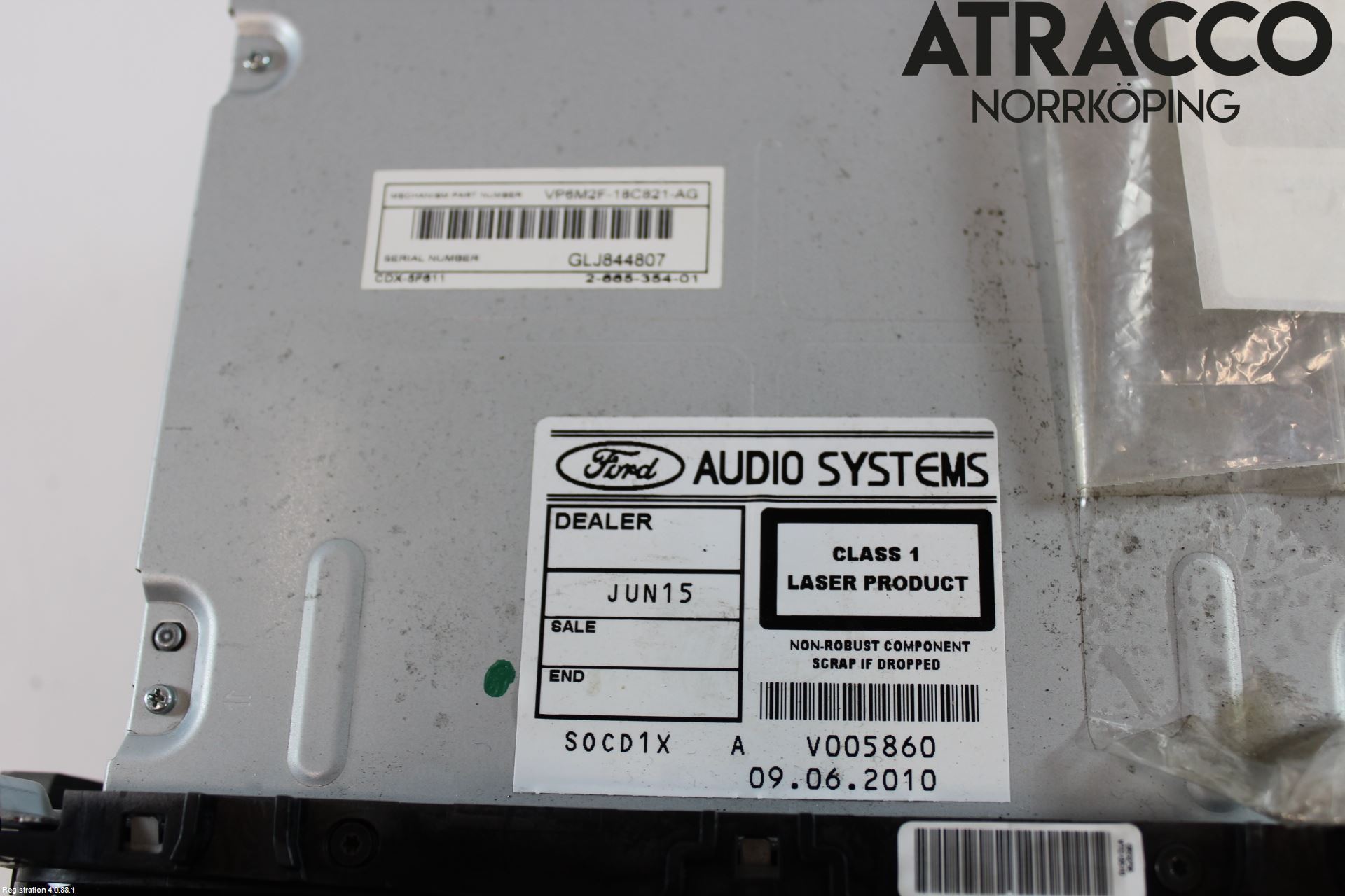Ford FOCUS 08-11 Stereo Radio Med Cd