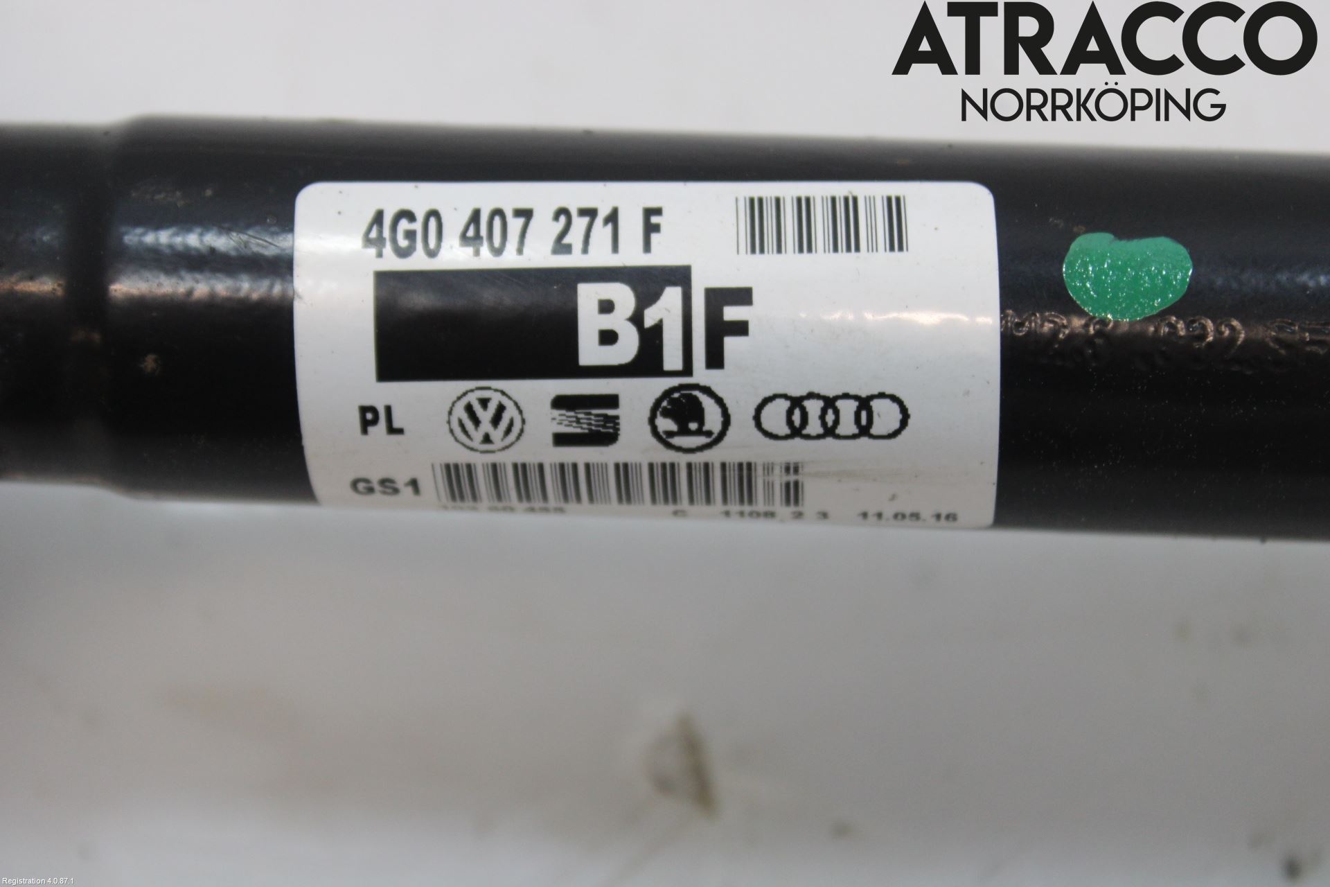 Audi Q5 09-16 Drivaksel Foran Kompl Venstre