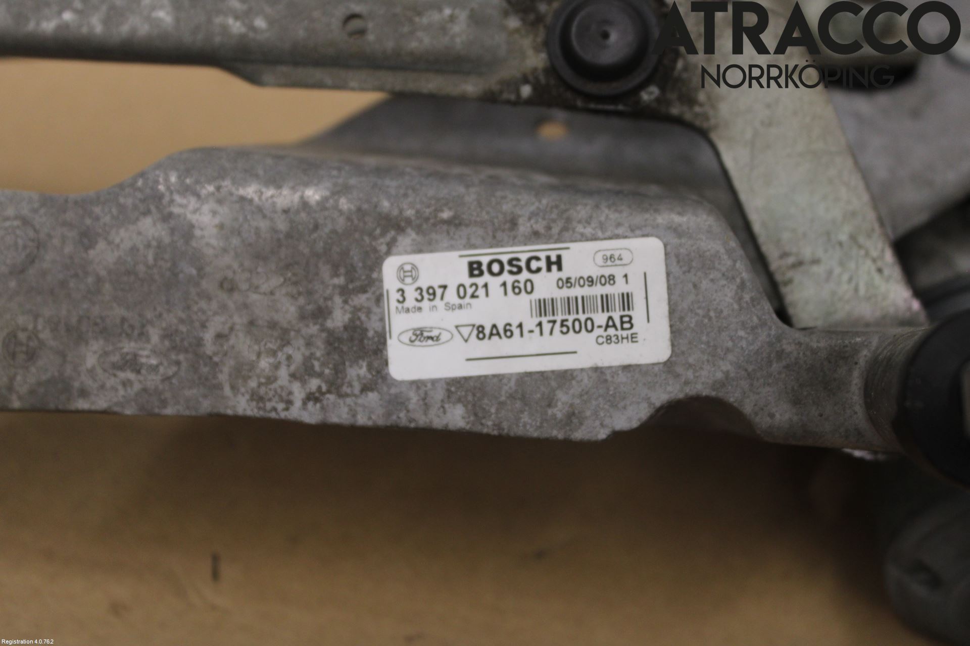 Ford FIESTA 09-12 Viskeroverføring Frontrute