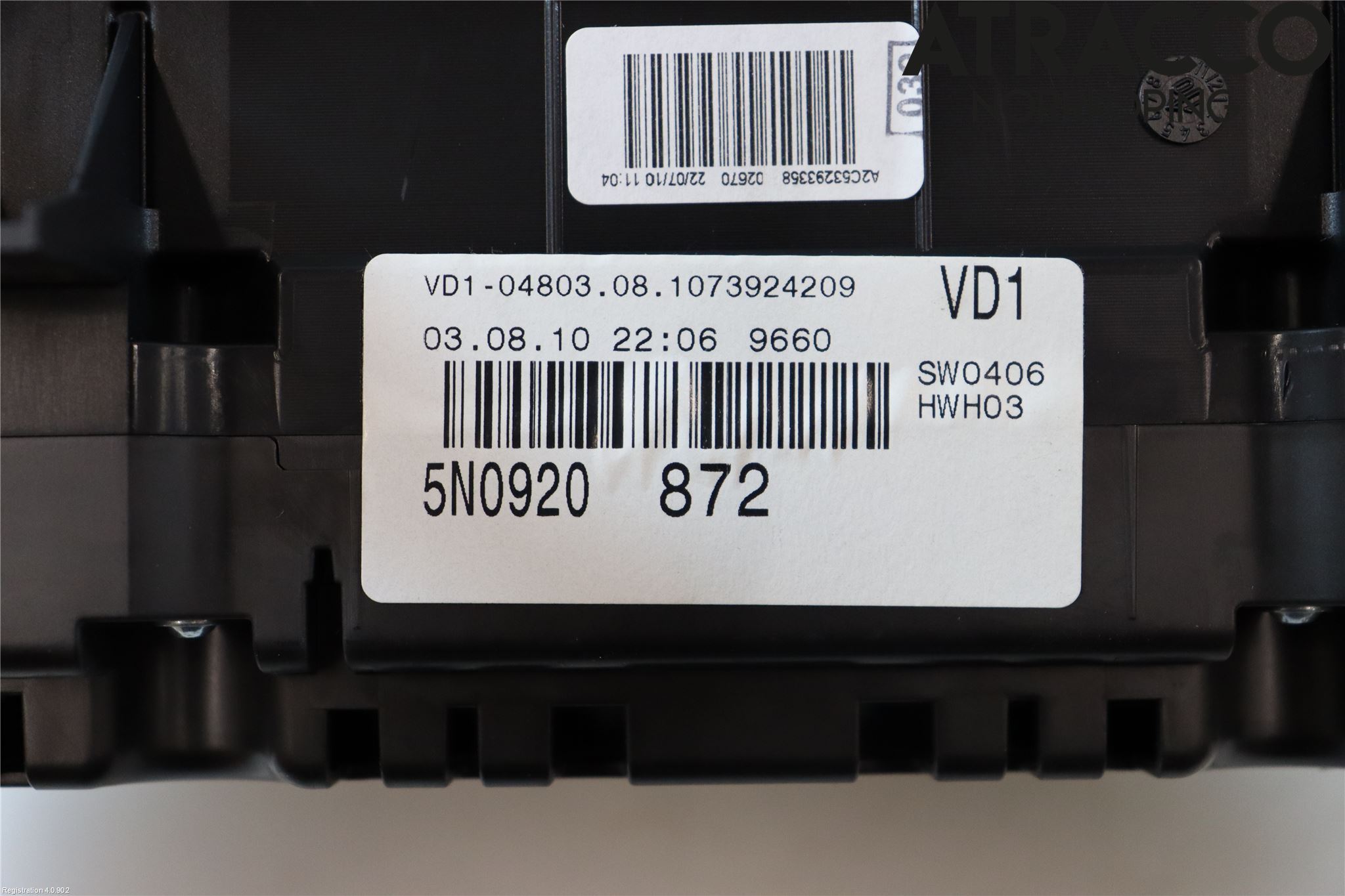 Volkswagen VW TIGUAN 07-16 Instr Kombinert