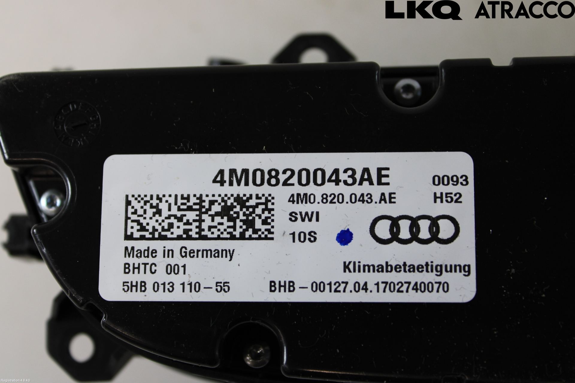 Audi Q7/SQ7 Varmeapparat Panel(Regulering)